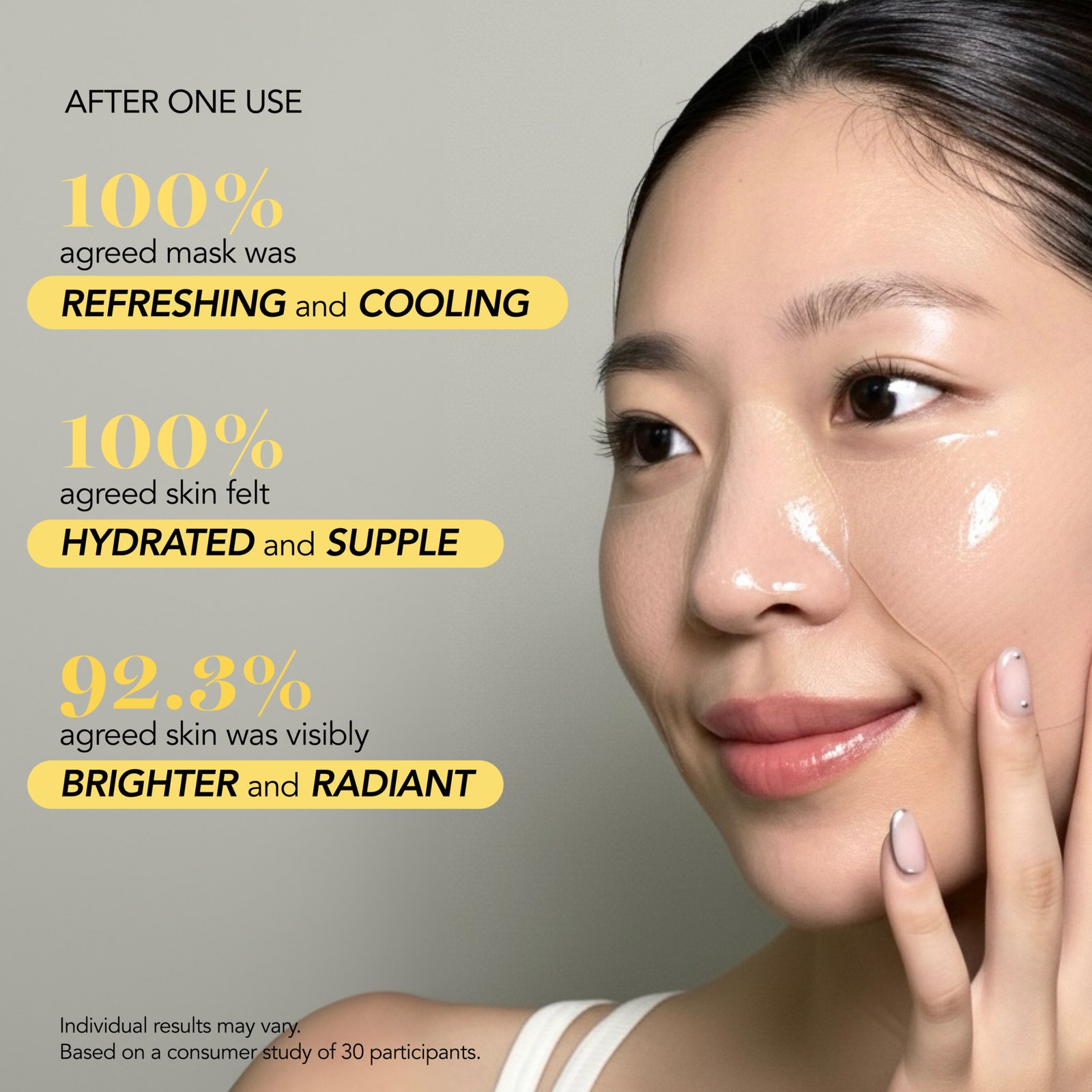 SATURDAY SKIN Yuzu Vitamin C Butterfly Hydrogel Mask 4-Pack
