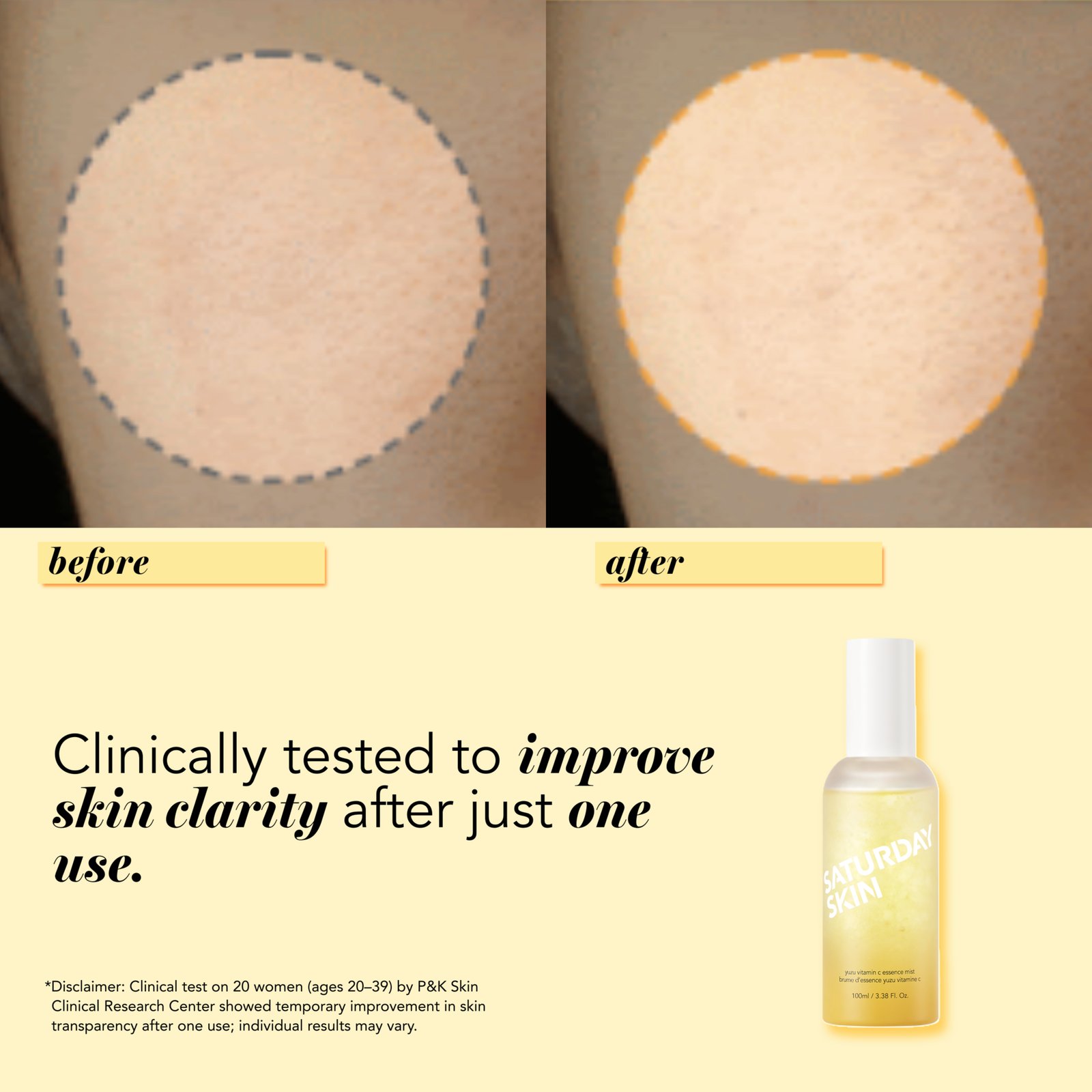 SATURDAY SKIN Yuzu Vitamin C Essence Face Mist 100ml