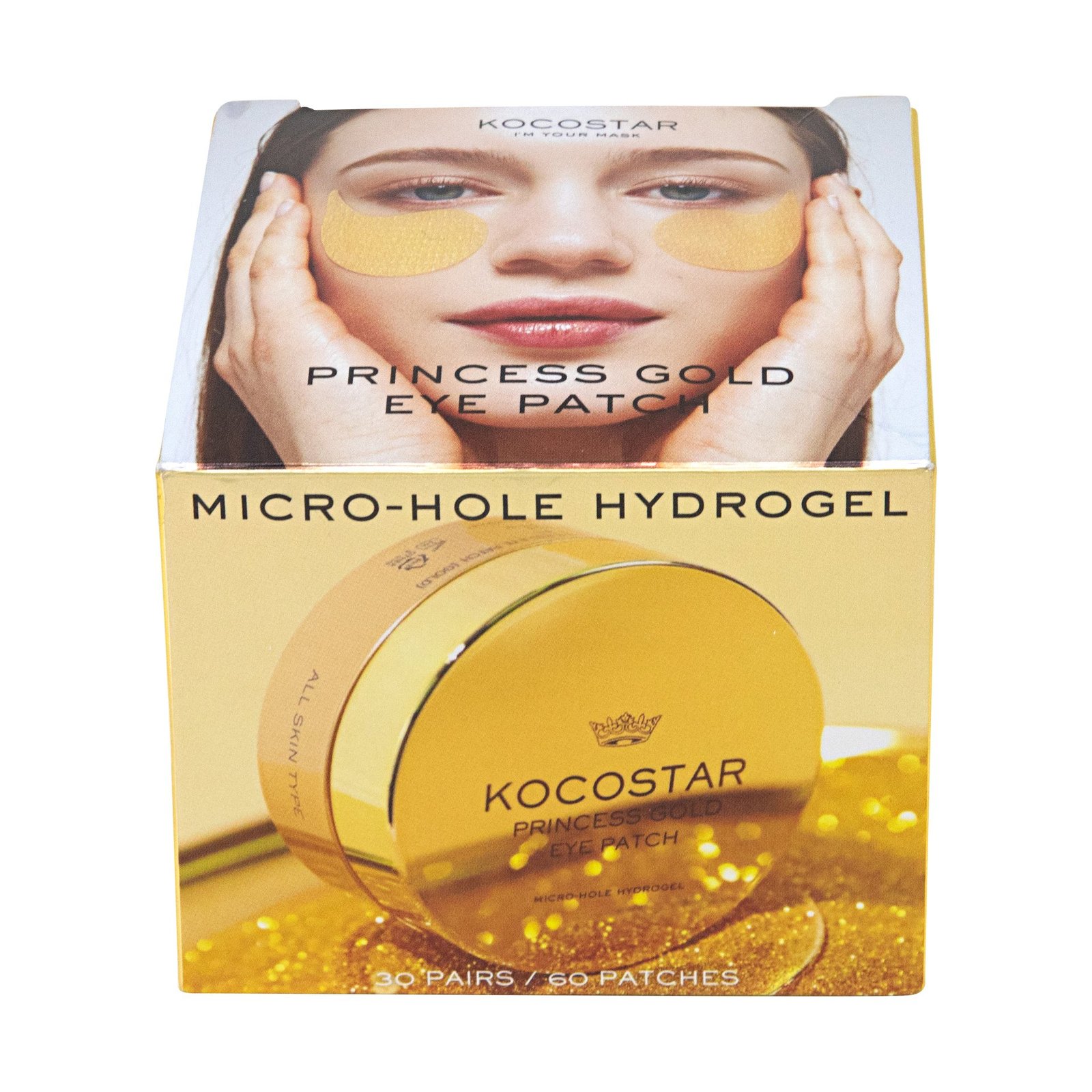 KOCOSTAR Princess Eye Patch Gold 30 st