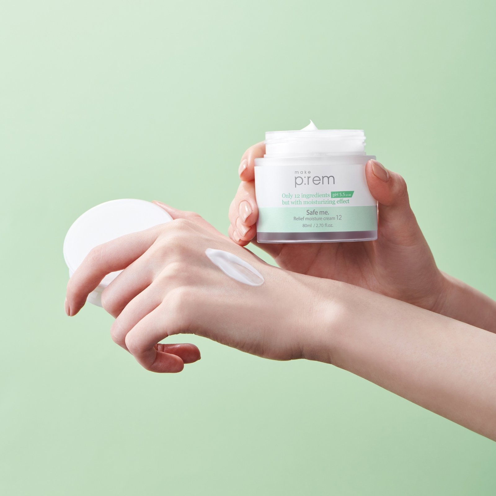 Make p:rem Safe me. Relief moisture cream