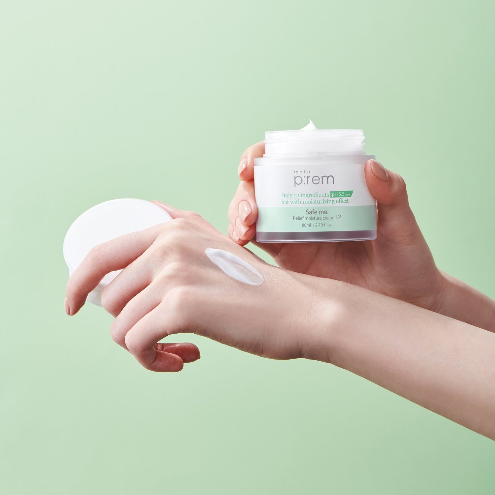 Make p:rem Safe me. Relief moisture cream