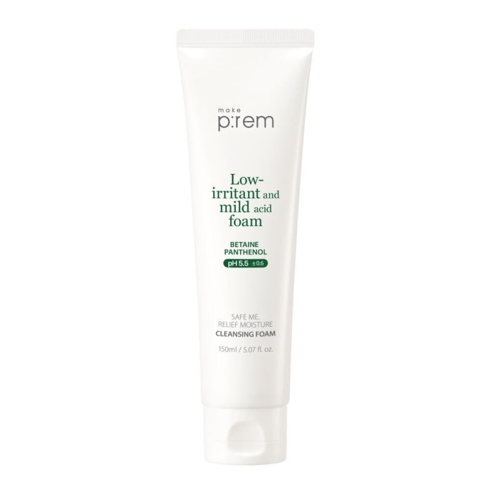 Make p:rem Safe me. Relief moisture cleansing foam