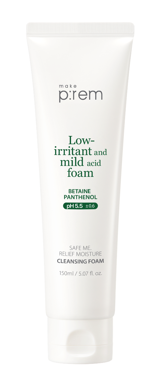 Make p:rem Safe me. Relief moisture cleansing foam