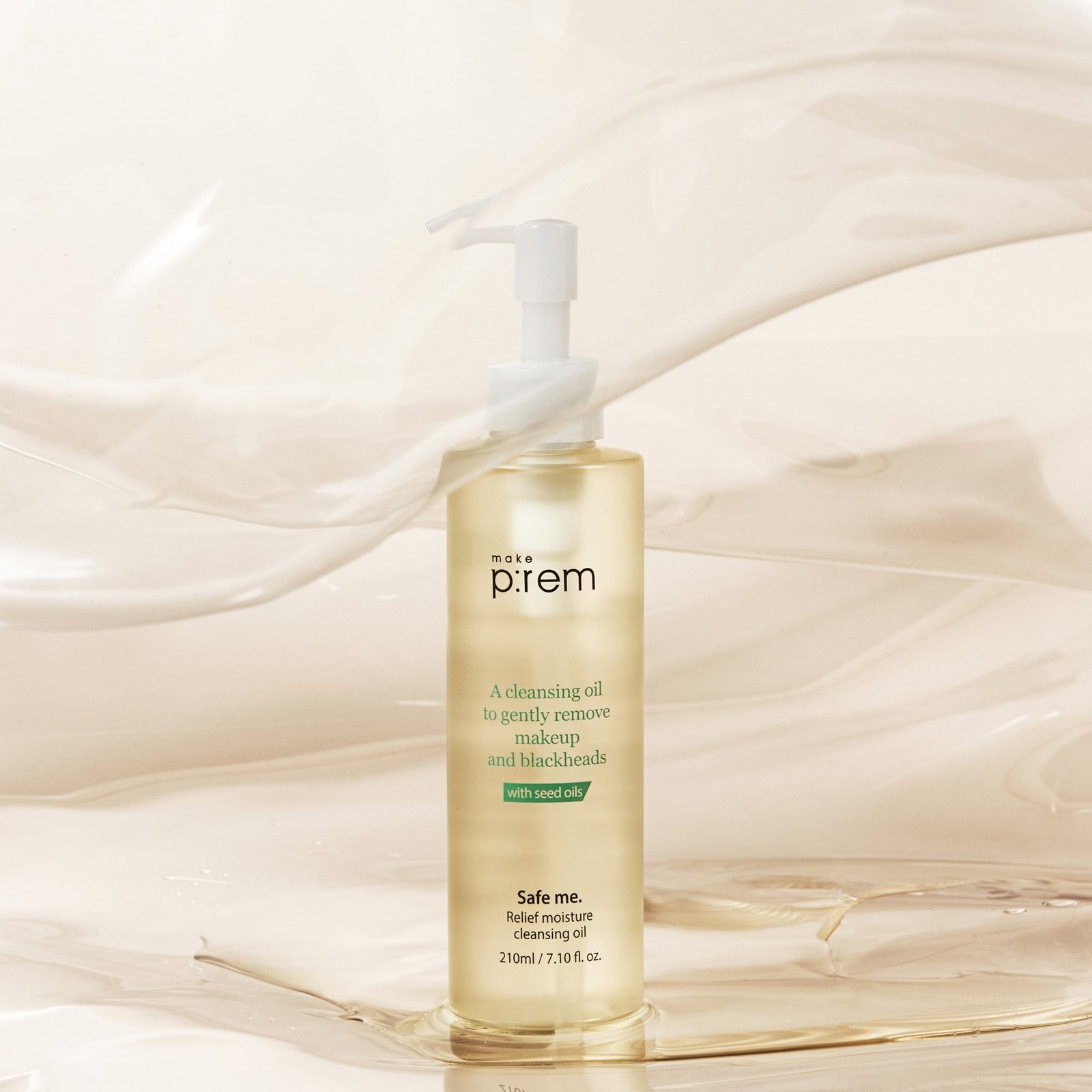 Make p:rem Safe me. Relief moisture cleansing oil