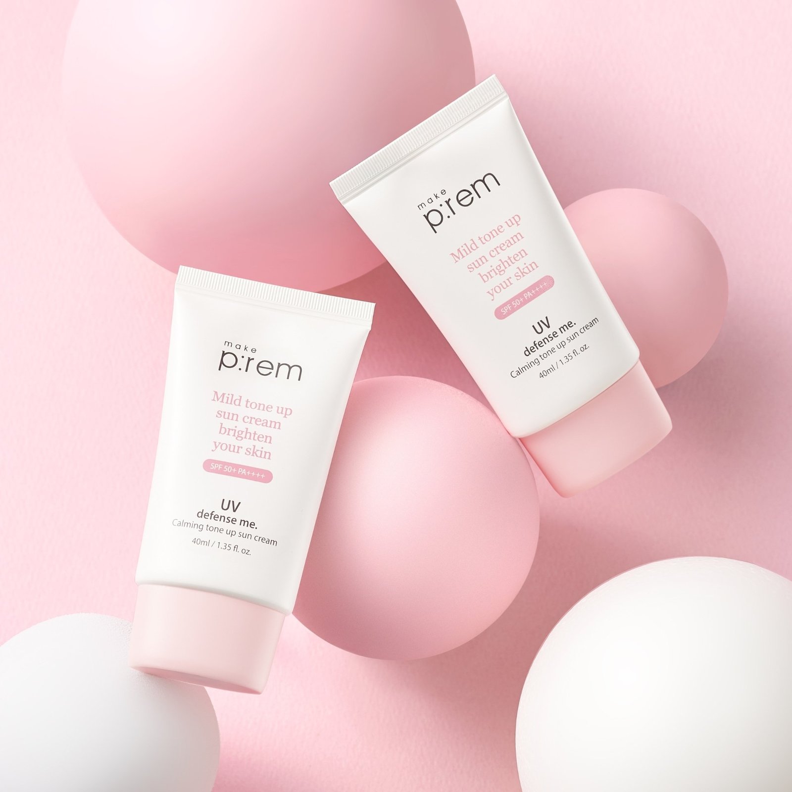 Make p:rem UV Defende Me Calming Tone Up Sun Screen SPF50 50ml