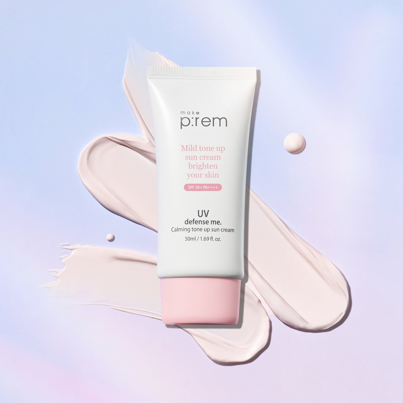 Make p:rem UV Defende Me Calming Tone Up Sun Screen SPF50 50ml