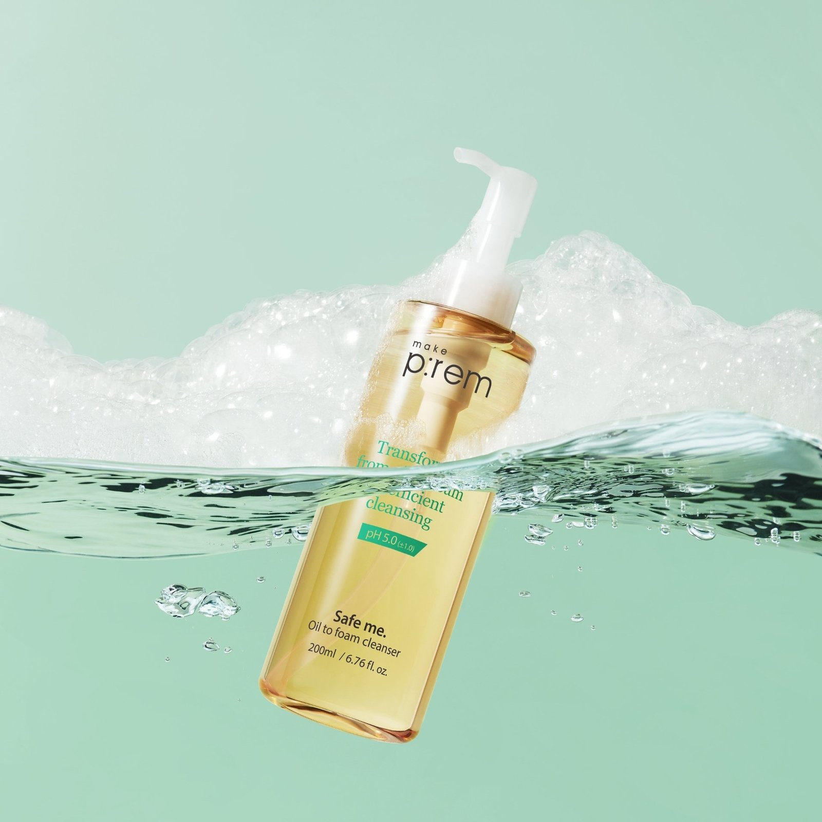 Make p:rem Safe Me Oil to Foam Cleanser 200 ml