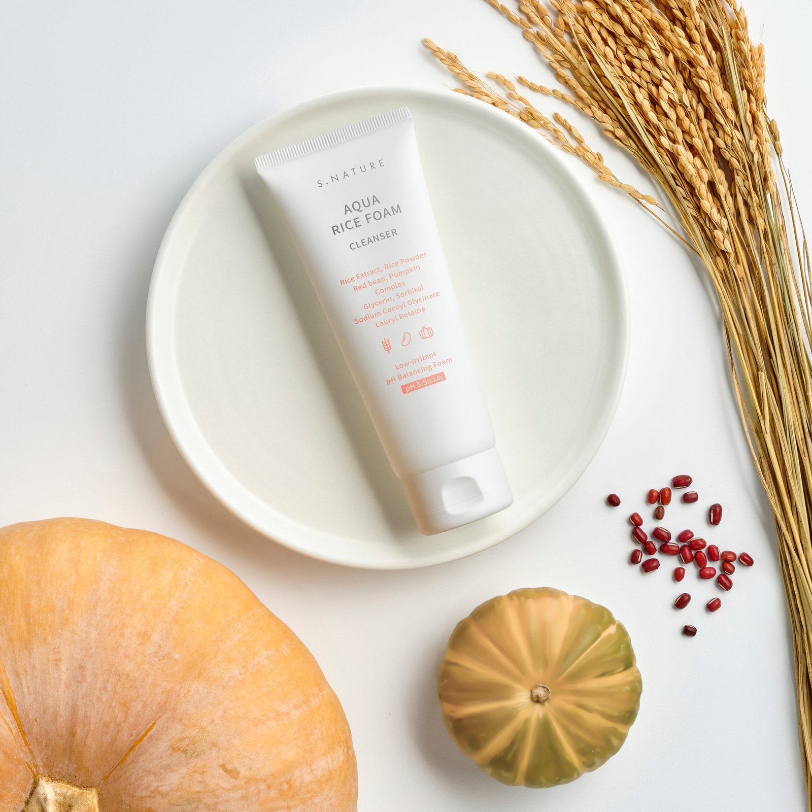 S.NATURE Aqua Rice Foam Cleanser 160 ml