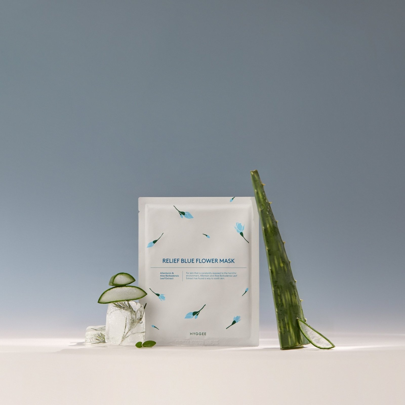 Hyggee Blue Flower Relief Flower Mask 35ml