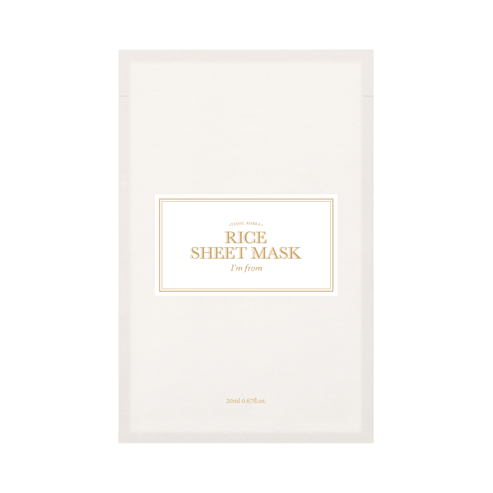 I'm From Rice Sheet Mask 20ml