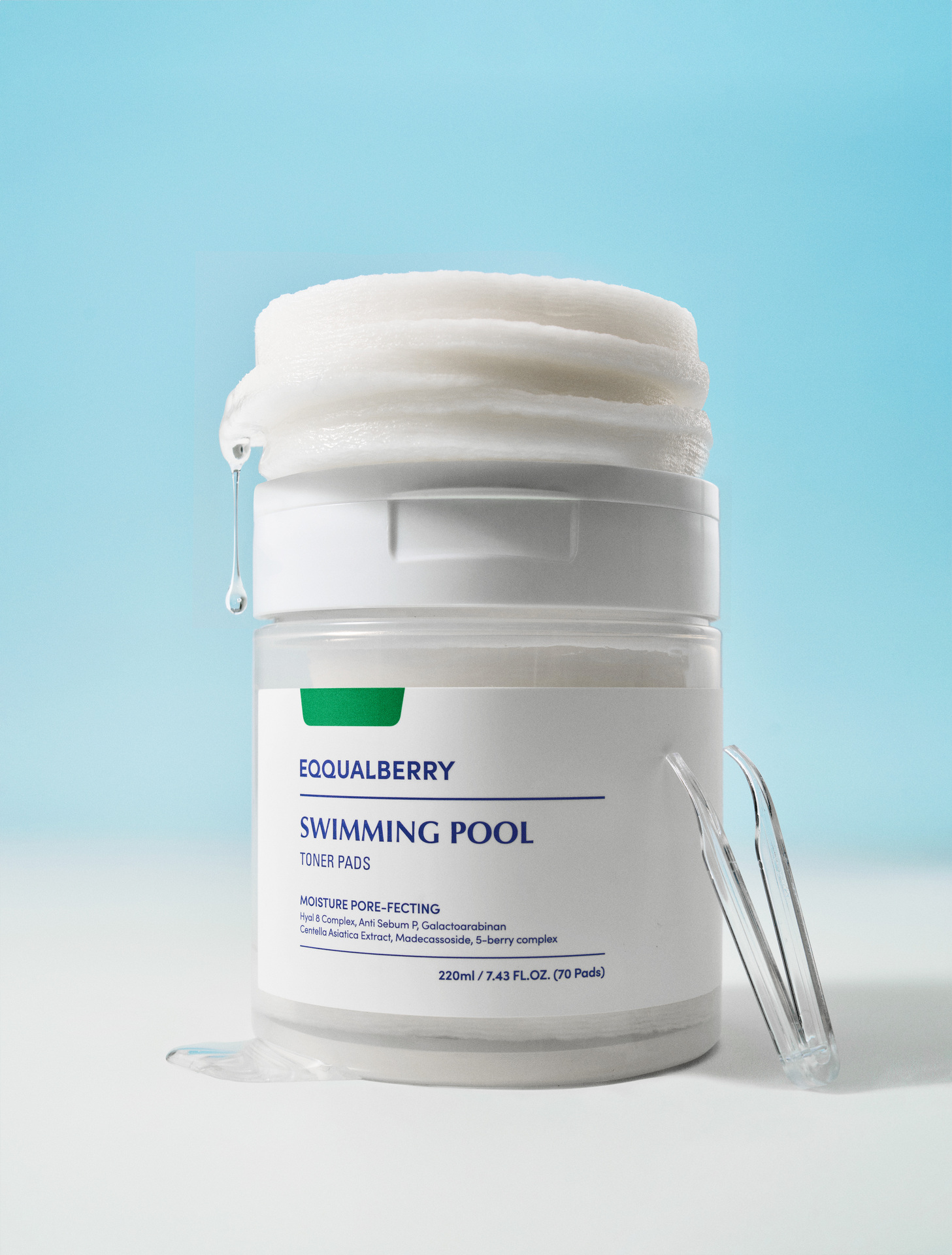 EQQUALBERRY Swimming Pool Toner Pads 70 st