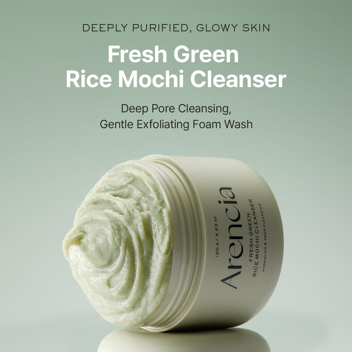 Arencia Fresh Green Rice Mochi Cleanser 120 g