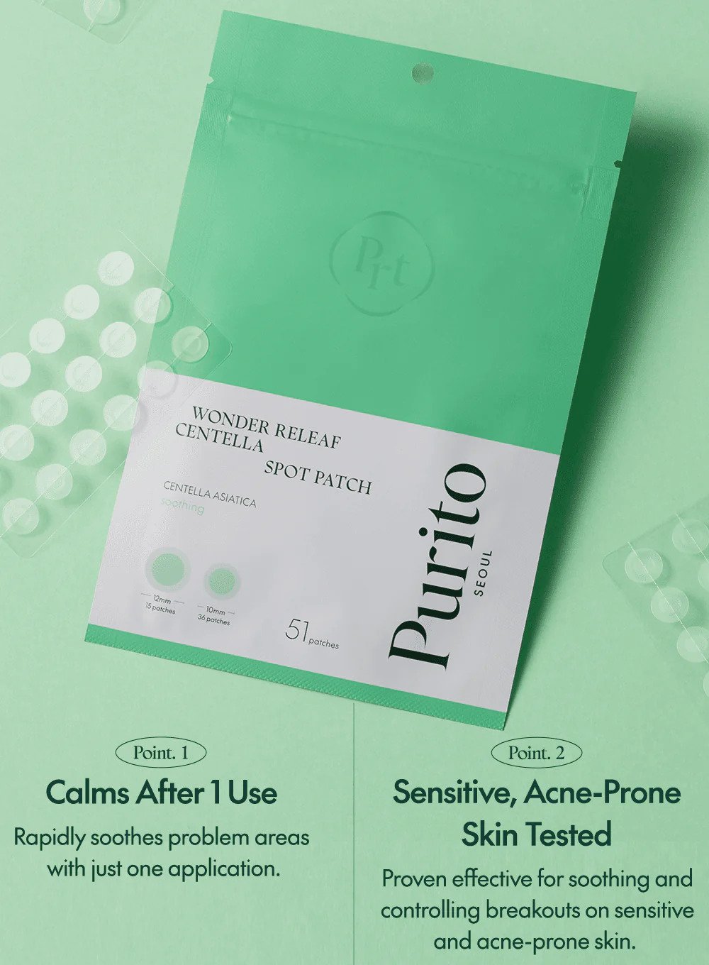 PURITO Wonder Releaf Centella Spot Patch 51st