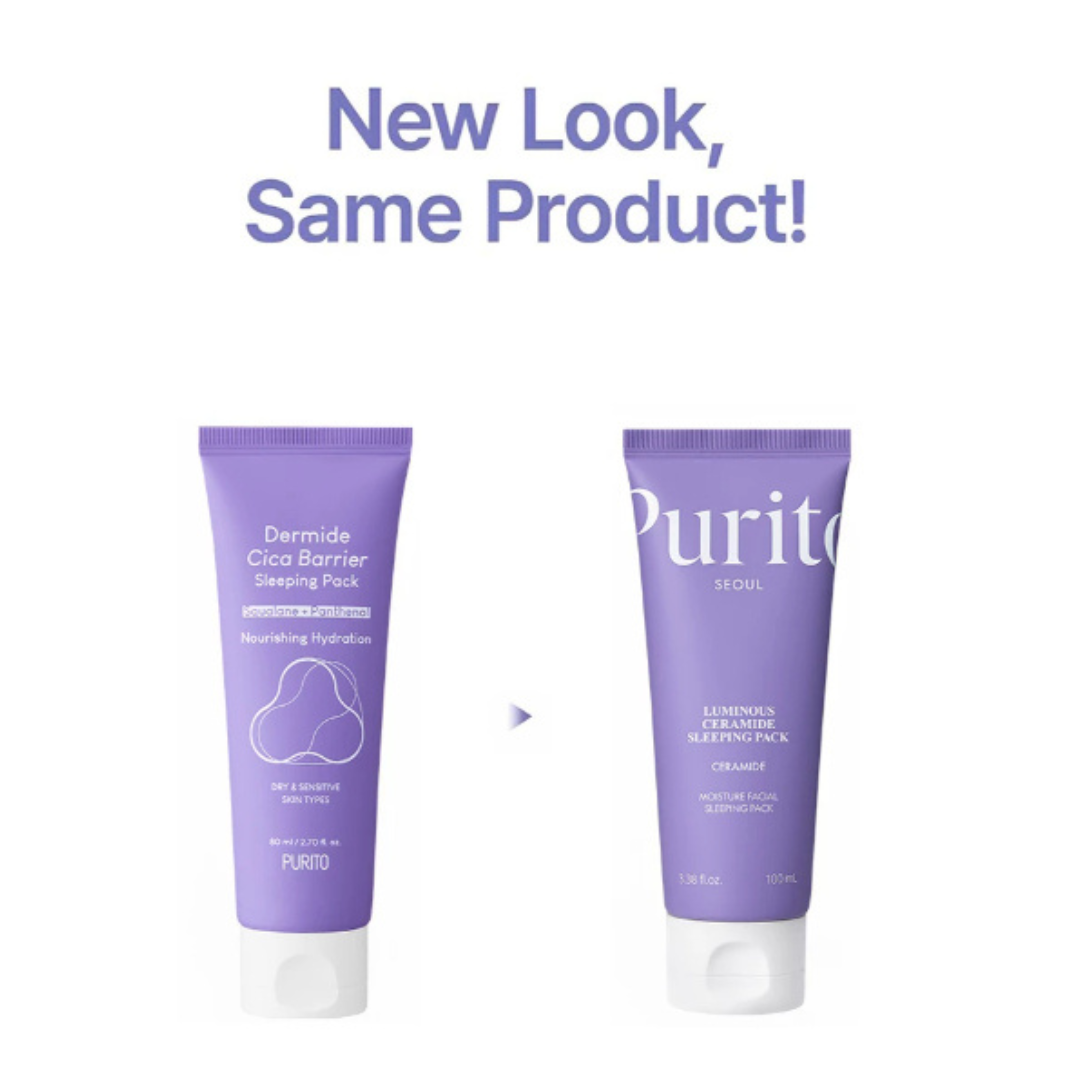 PURITO Luminous Ceramide Sleeping Pack 100 ml