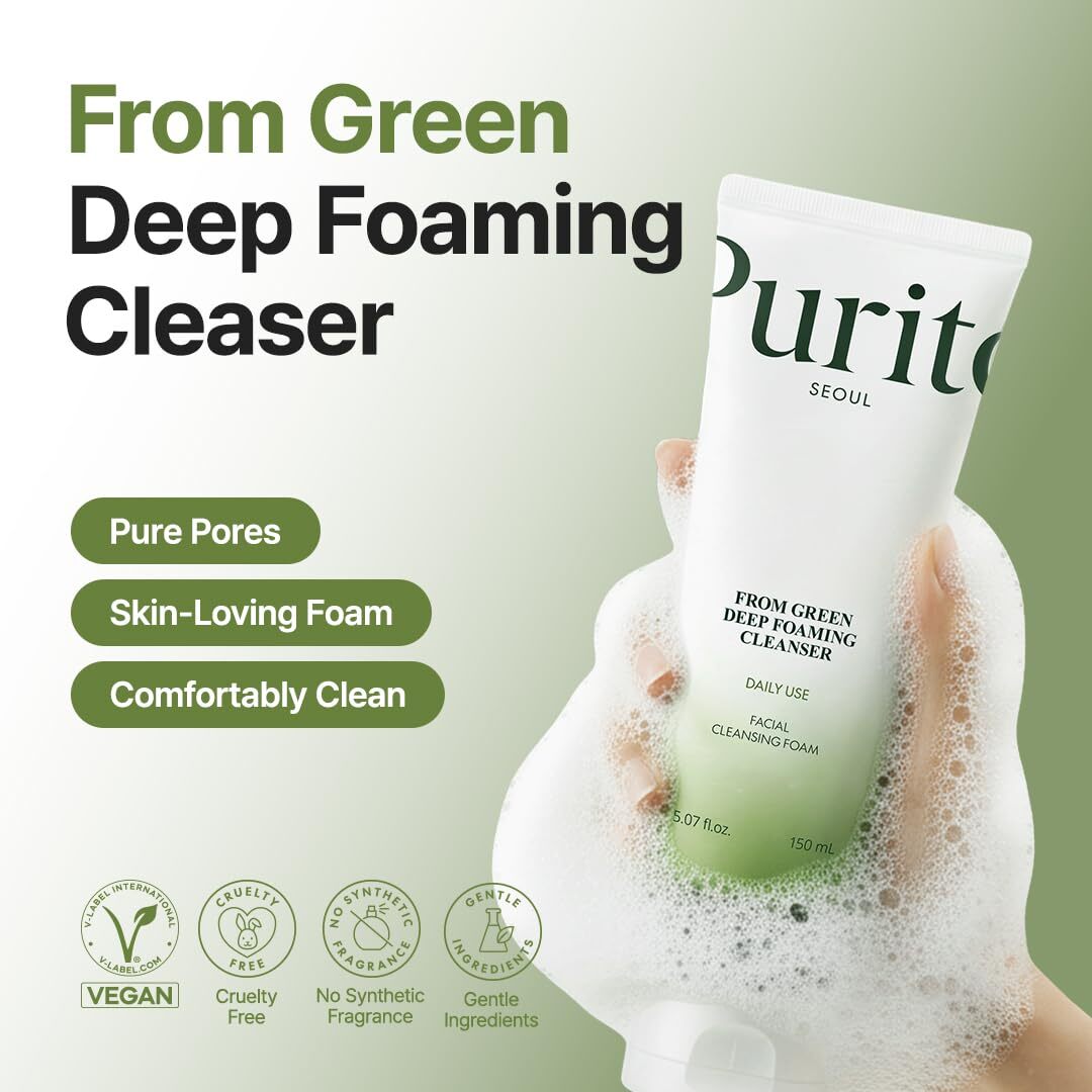 PURITO From Green Deep Foaming Cleanser 150 ml