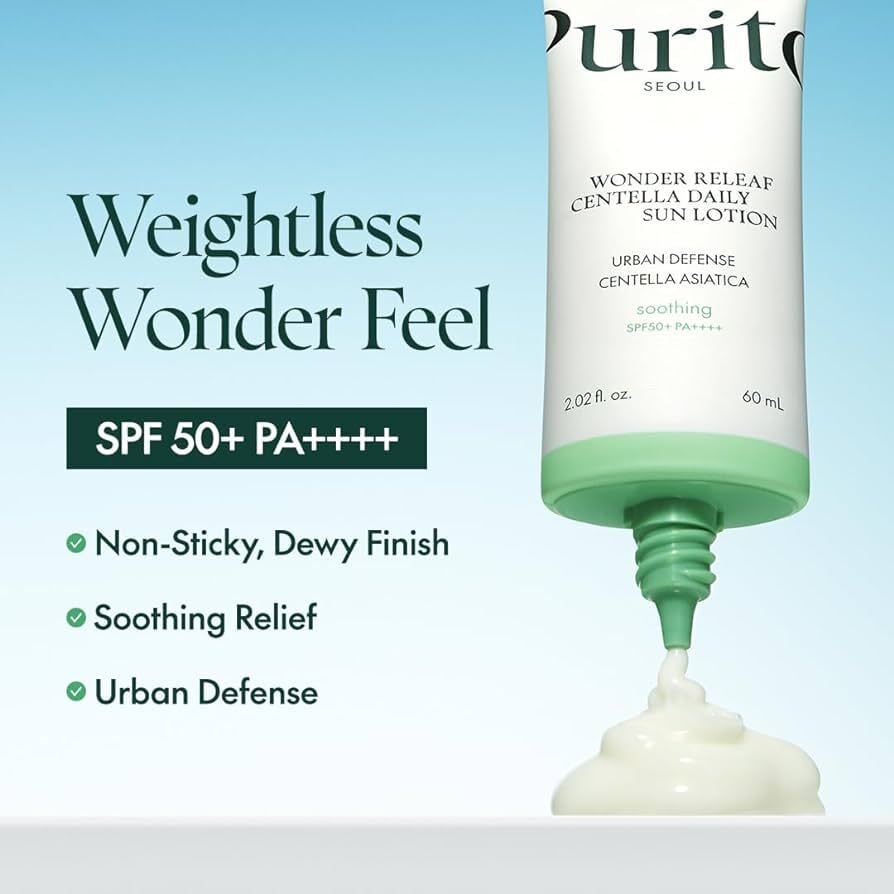 PURITO Wonder Releaf Centella Daily Sun Lotion SPF50 60ml