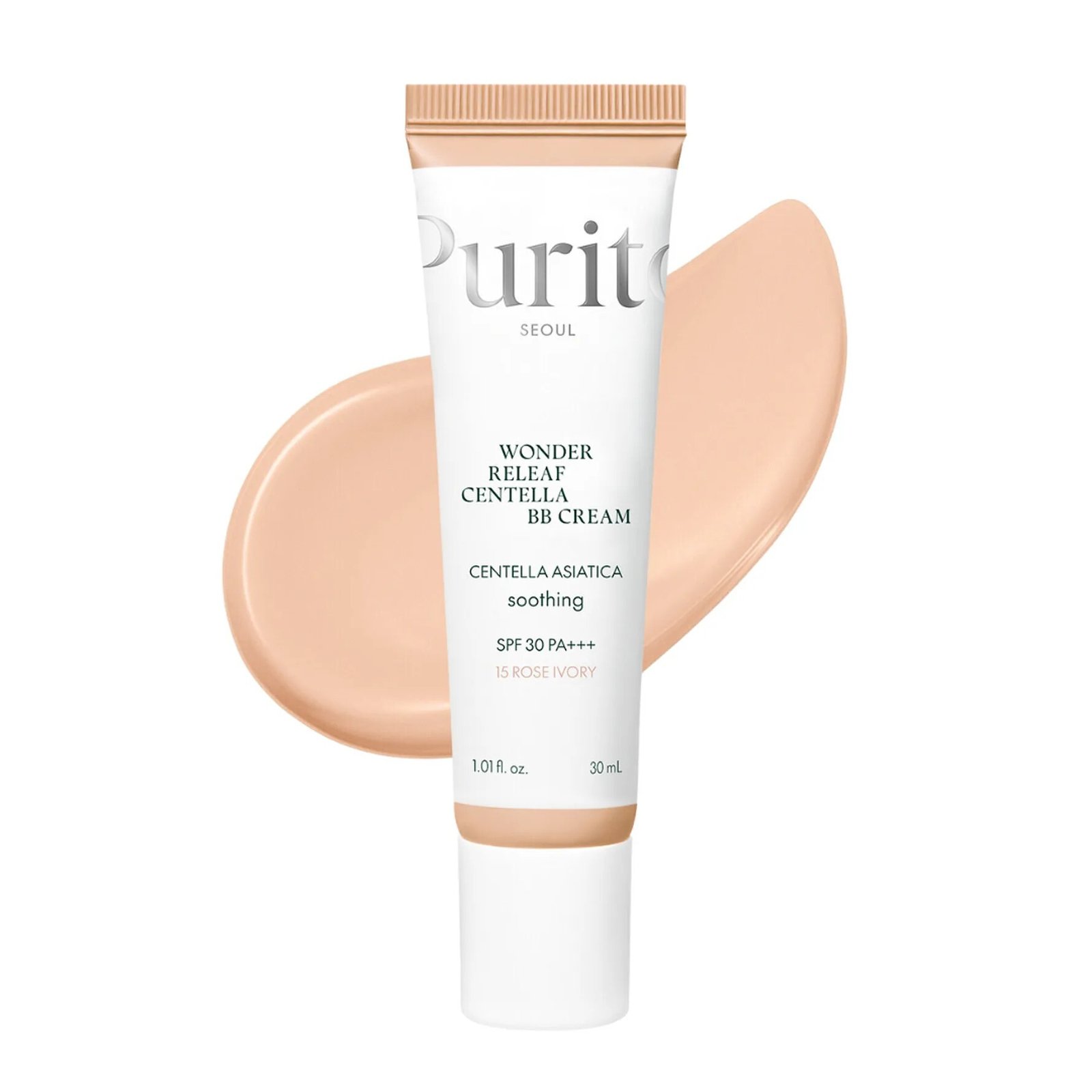 PURITO Wonder Releaf Centella BB Cream 15 Rose Ivory 30ml