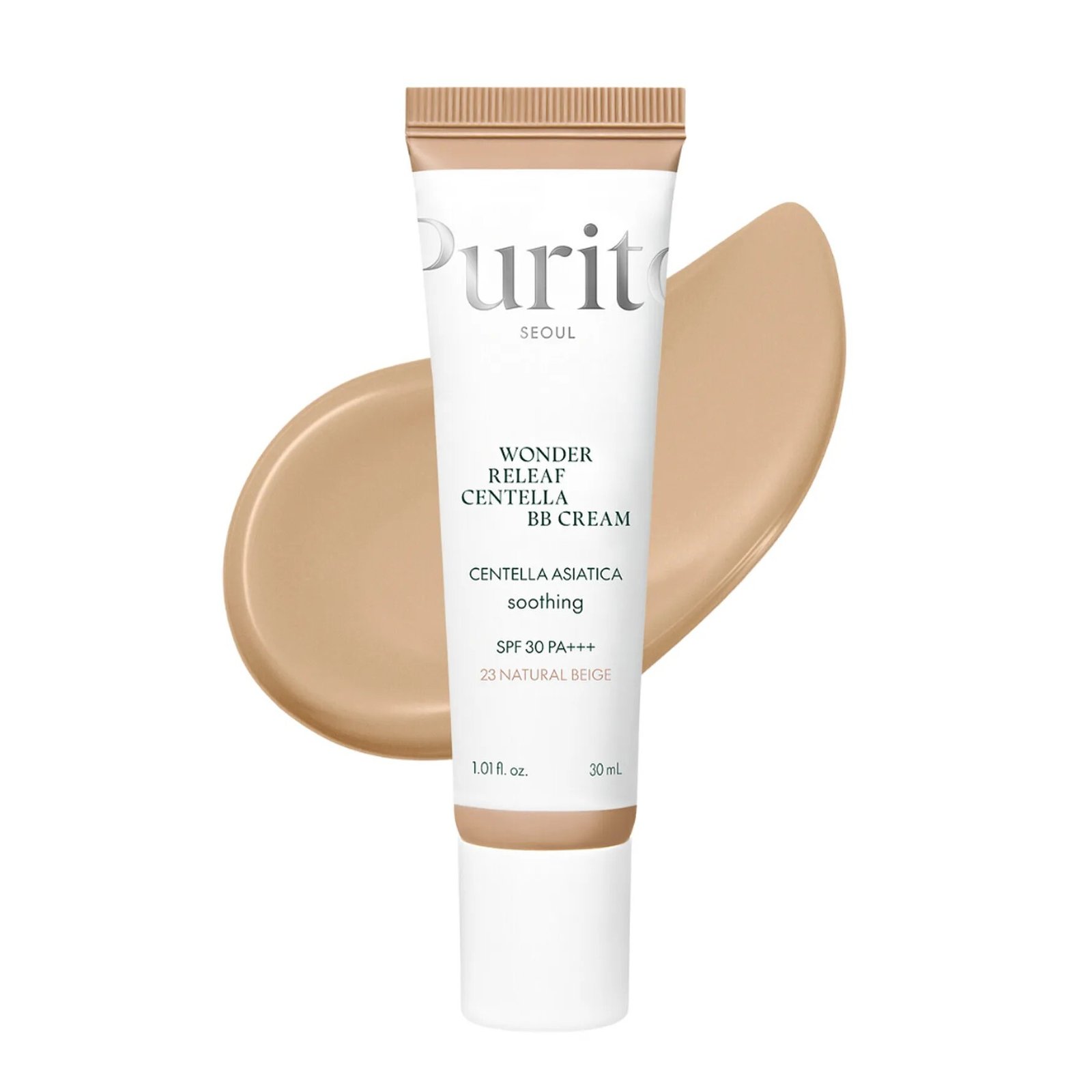 PURITO Seoul Wonder Releaf Centella BB Cream SPF30 PA+++ 23 Natural Beige 30 ml