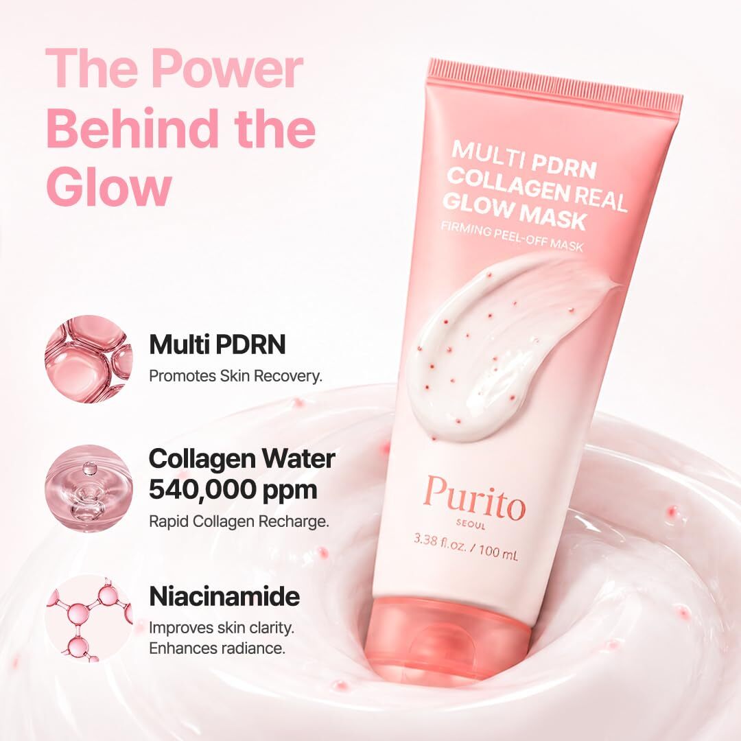 Purito Multi PDRN Collagen Real Glow Mask 100 ml