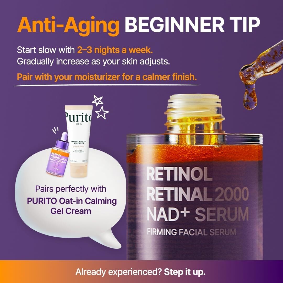 Purito Retinol Retinal 2000 NAD+ Serum 30 ml