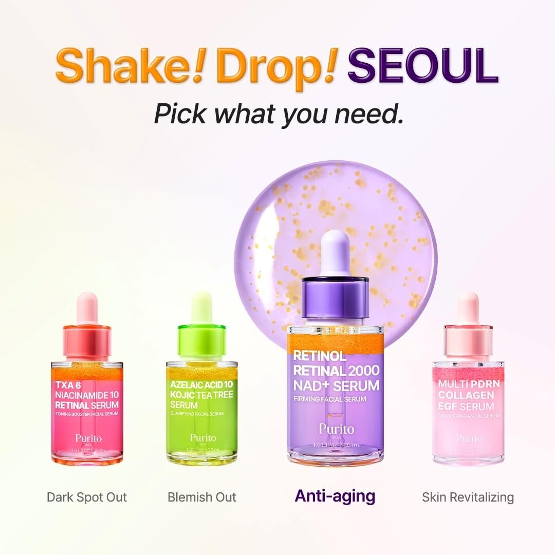 Purito Retinol Retinal 2000 NAD+ Serum 30 ml