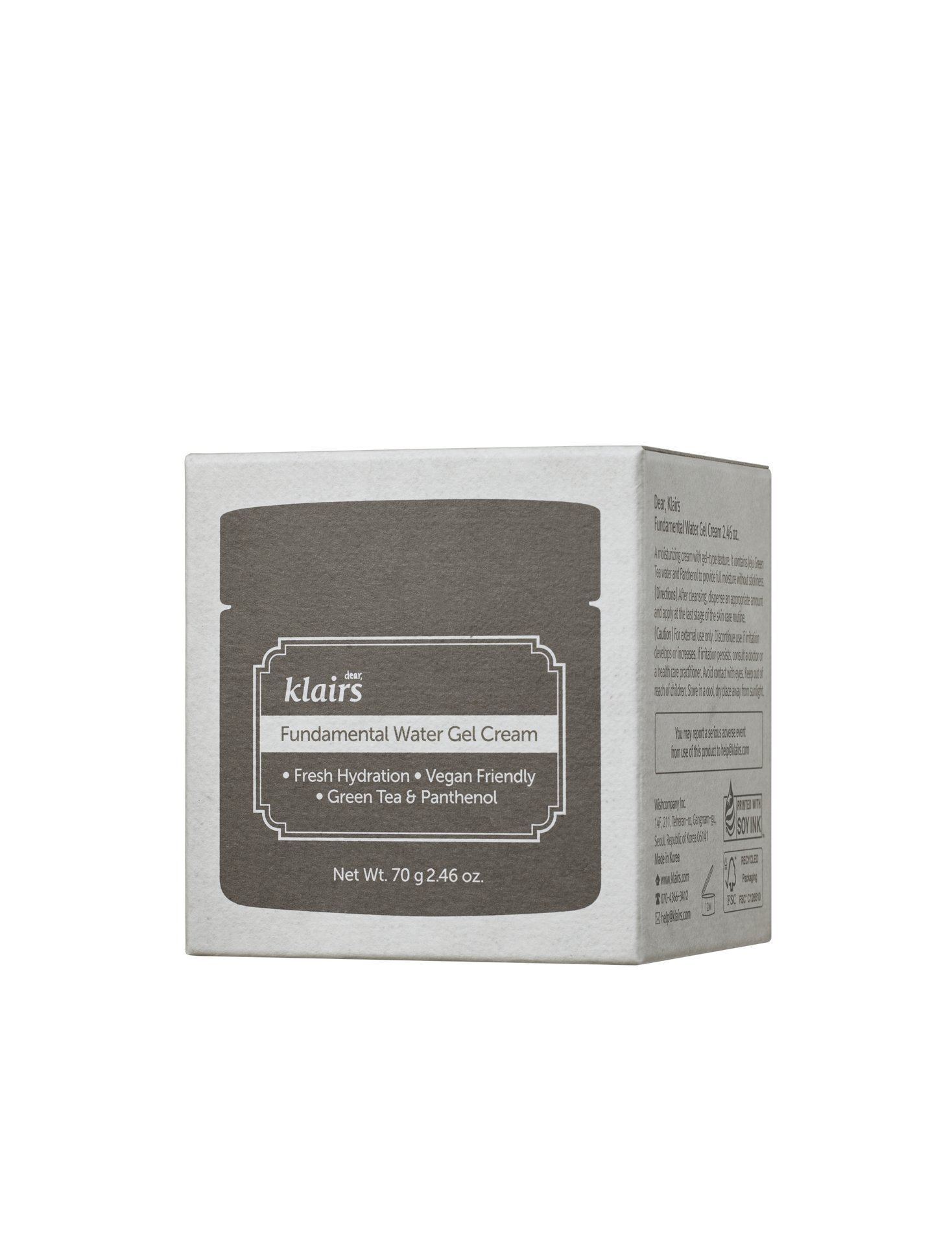 Klairs Fundamental Water Gel Cream 70ml
