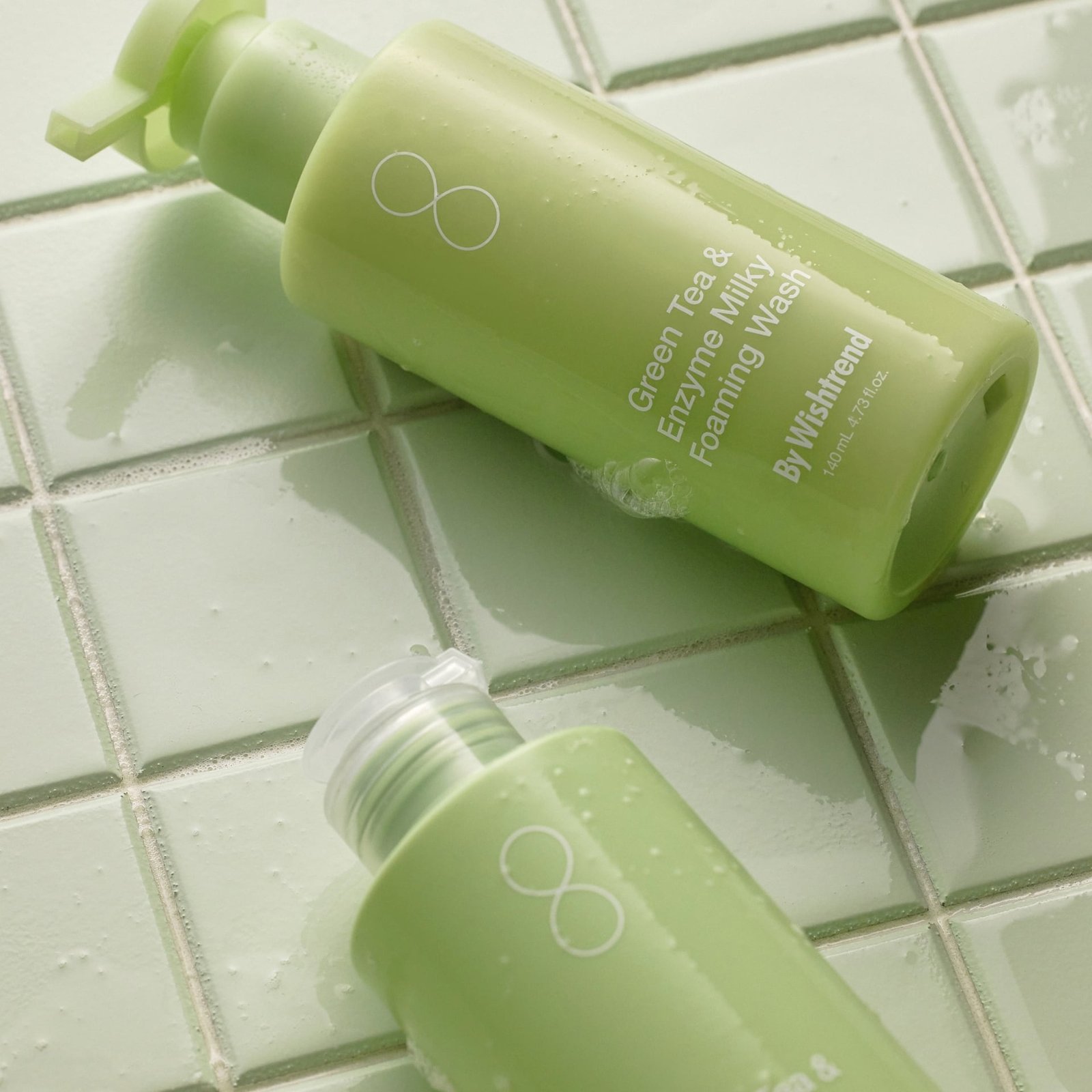 BY WISHTREND Green Tea & Enzyme Milky Foaming Wash 140ml