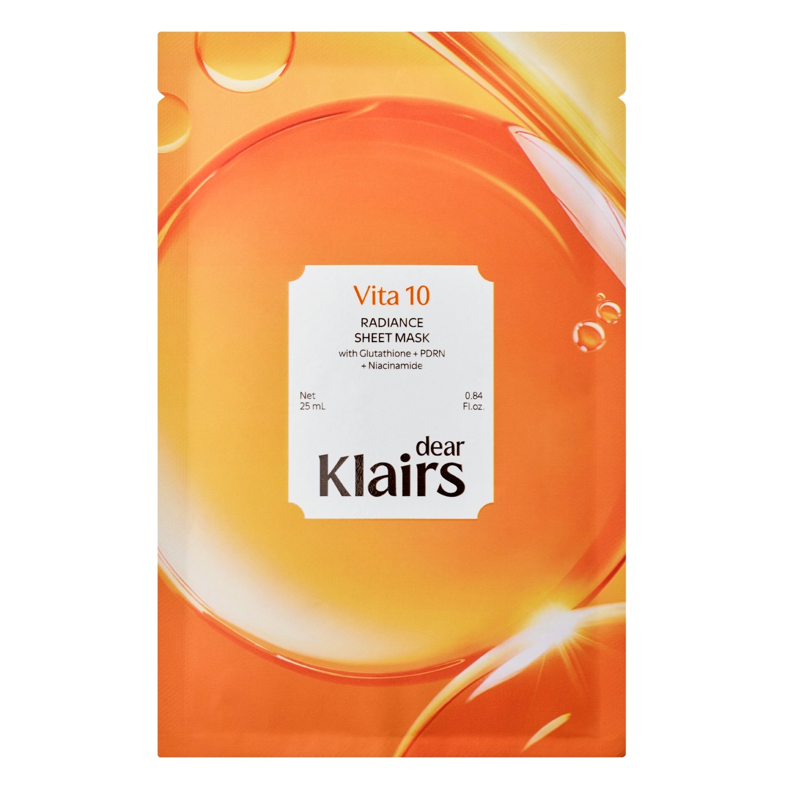 KLAIRS Vita 10 Radiance Sheet Mask 25ml