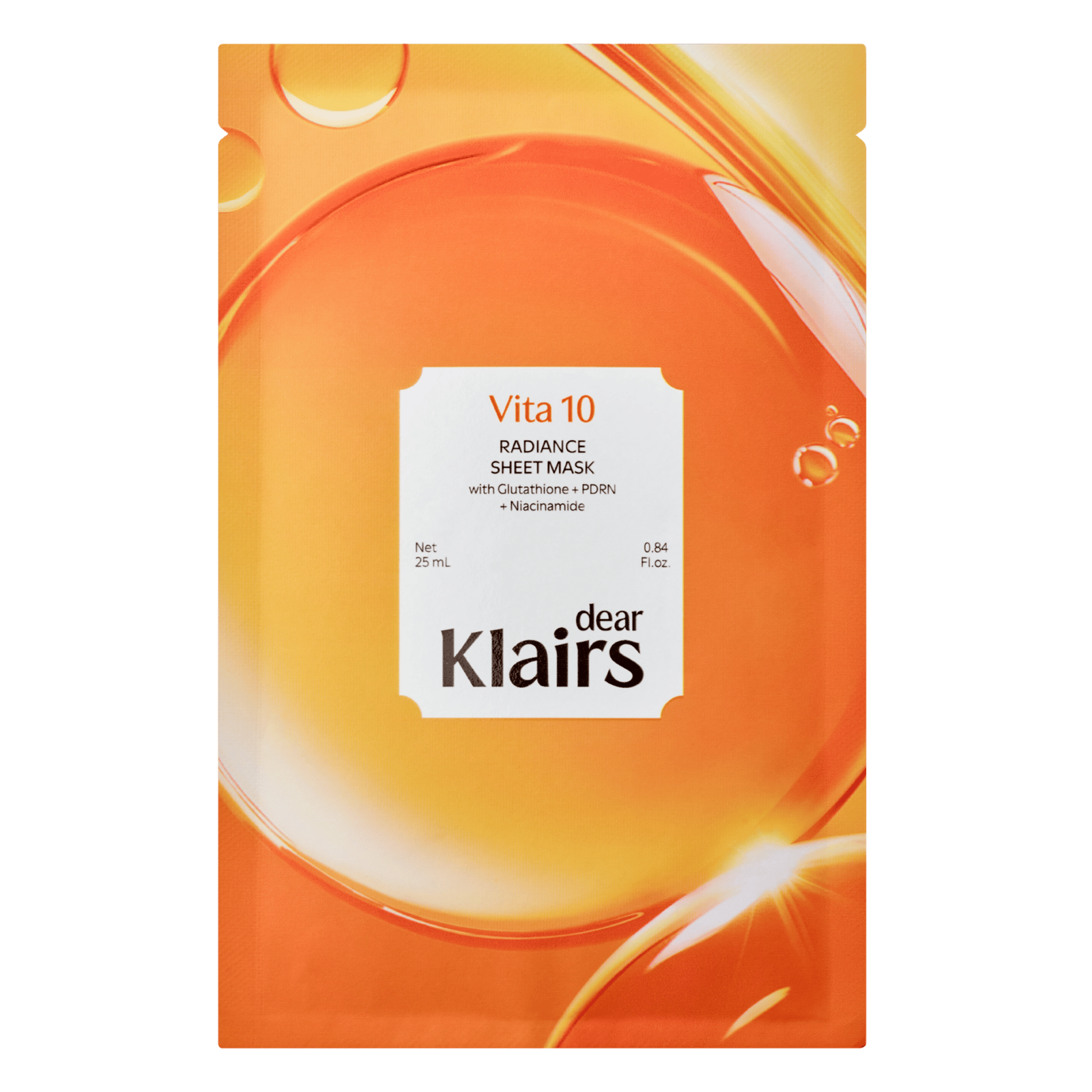 KLAIRS Vita 10 Radiance Sheet Mask 25ml