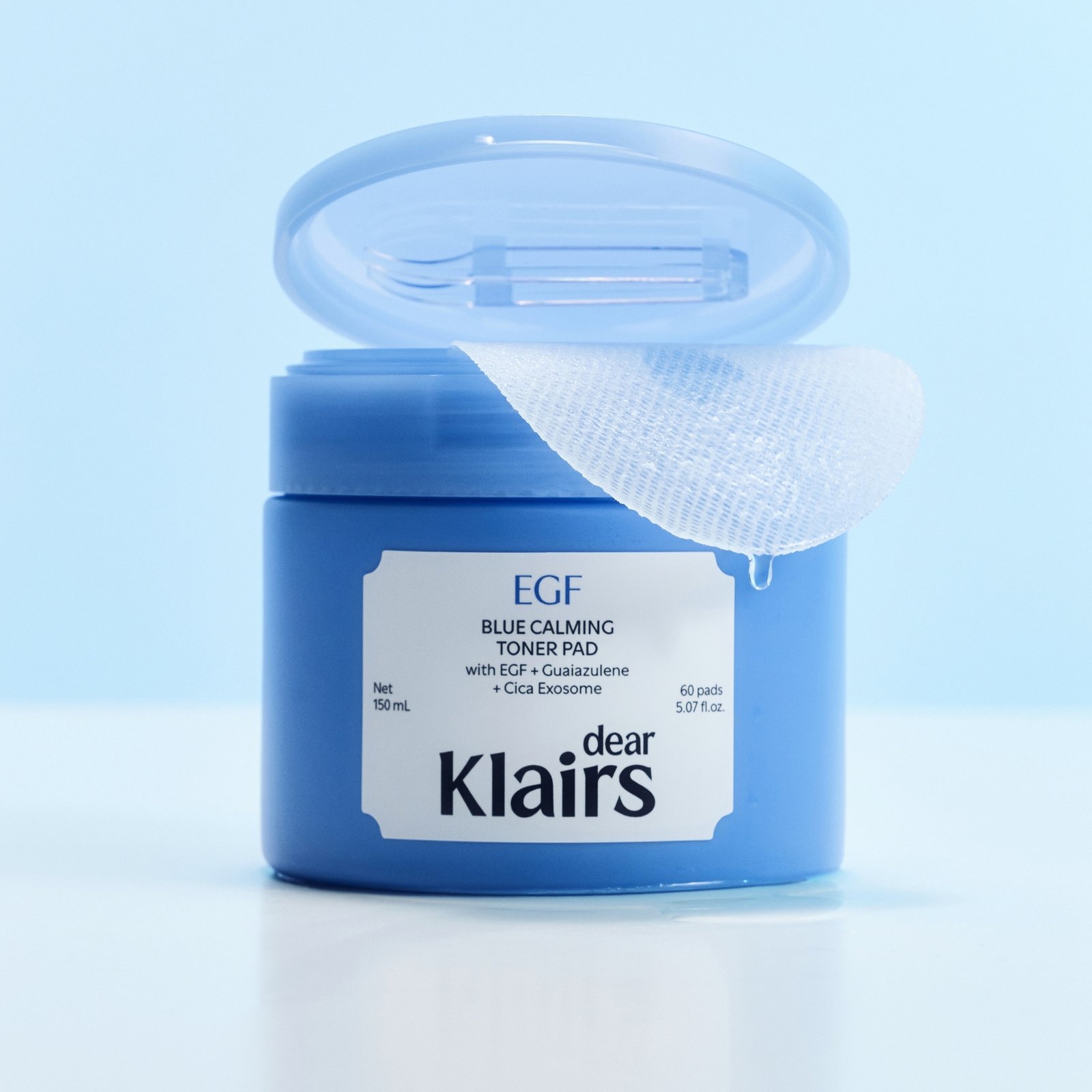 KLAIRS EGF Blue Calming Toner Pad 150ml 60 Pad