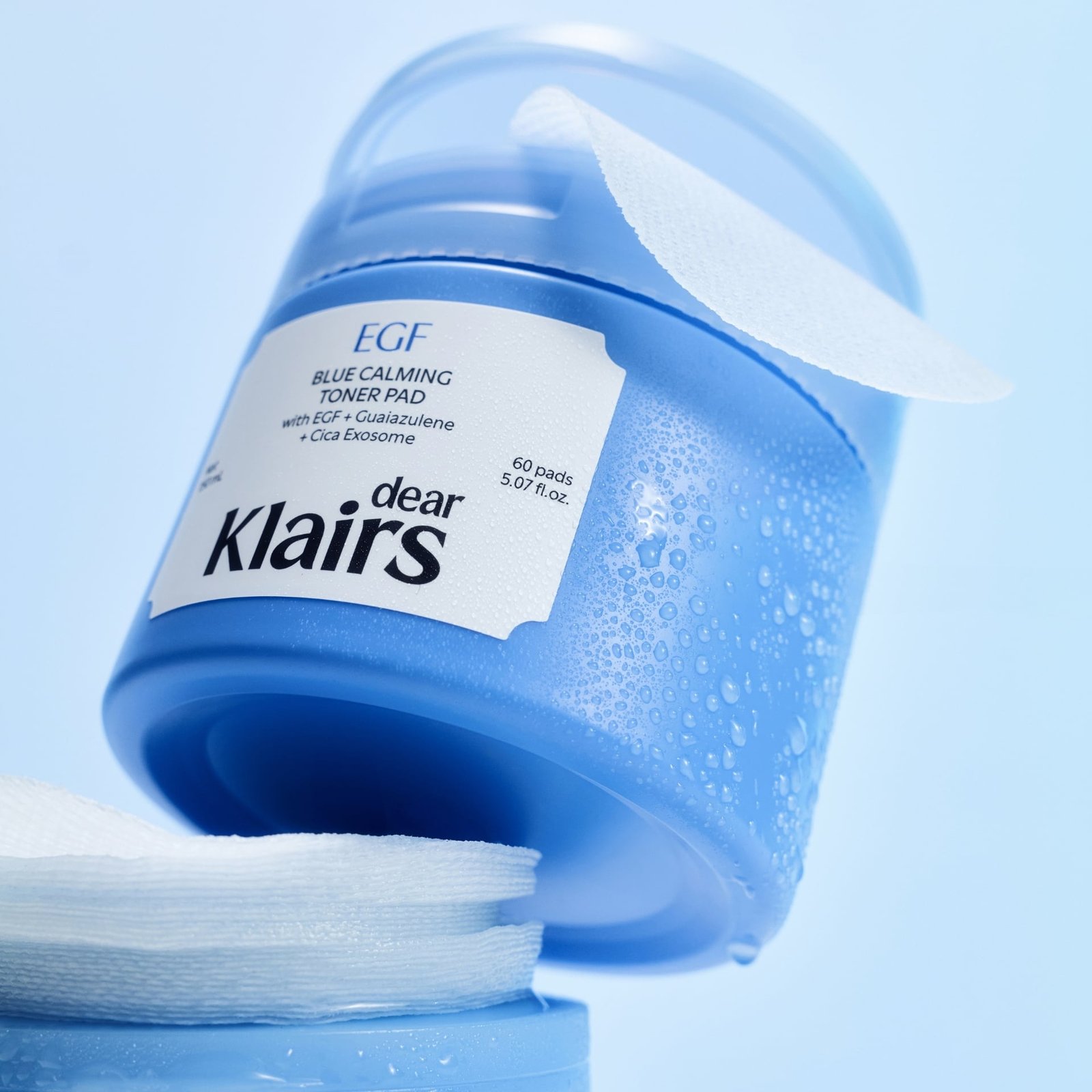 KLAIRS EGF Blue Calming Toner Pad 150ml 60 Pad
