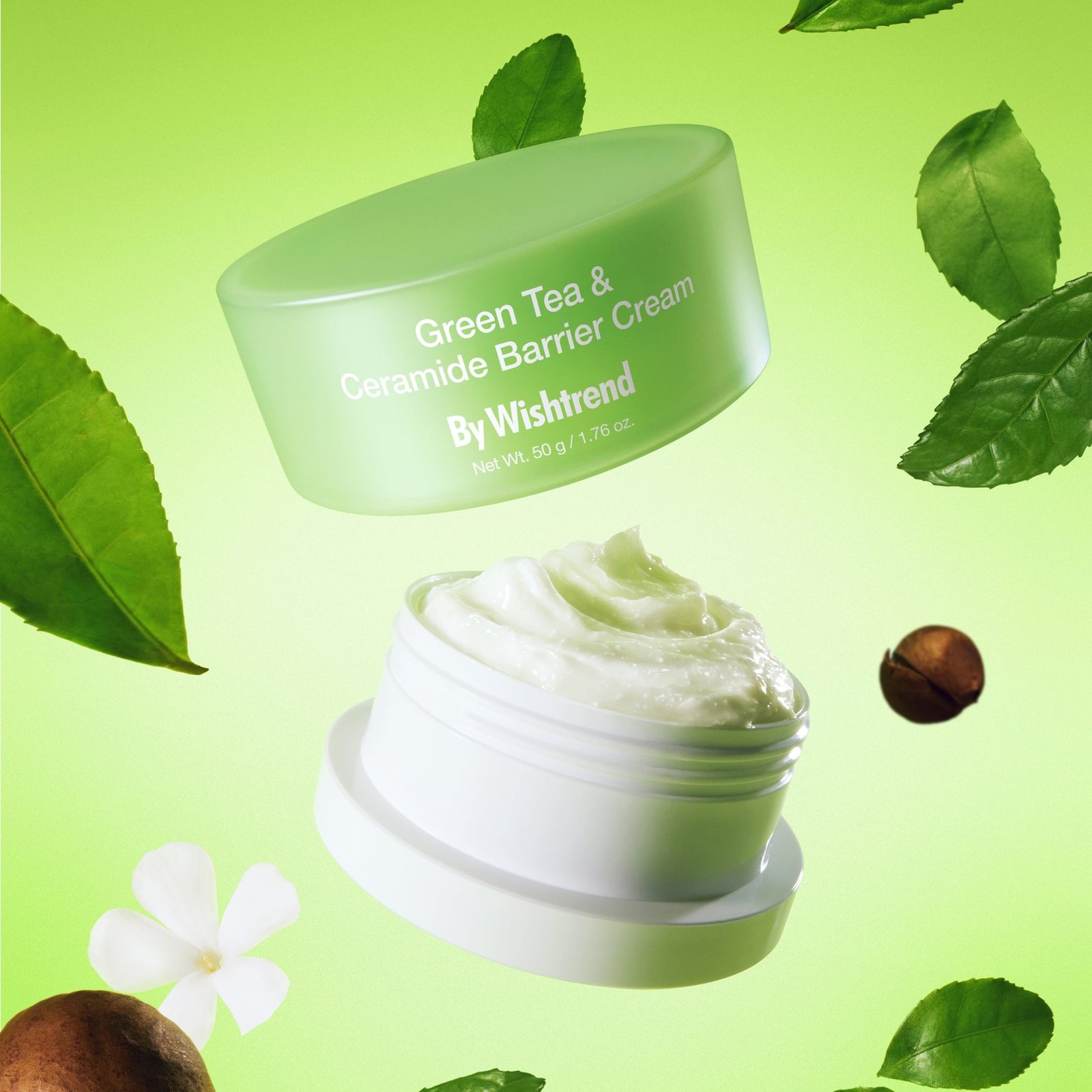 By Wishtrend Green Tea & Ceramide Barrier Cream 50g