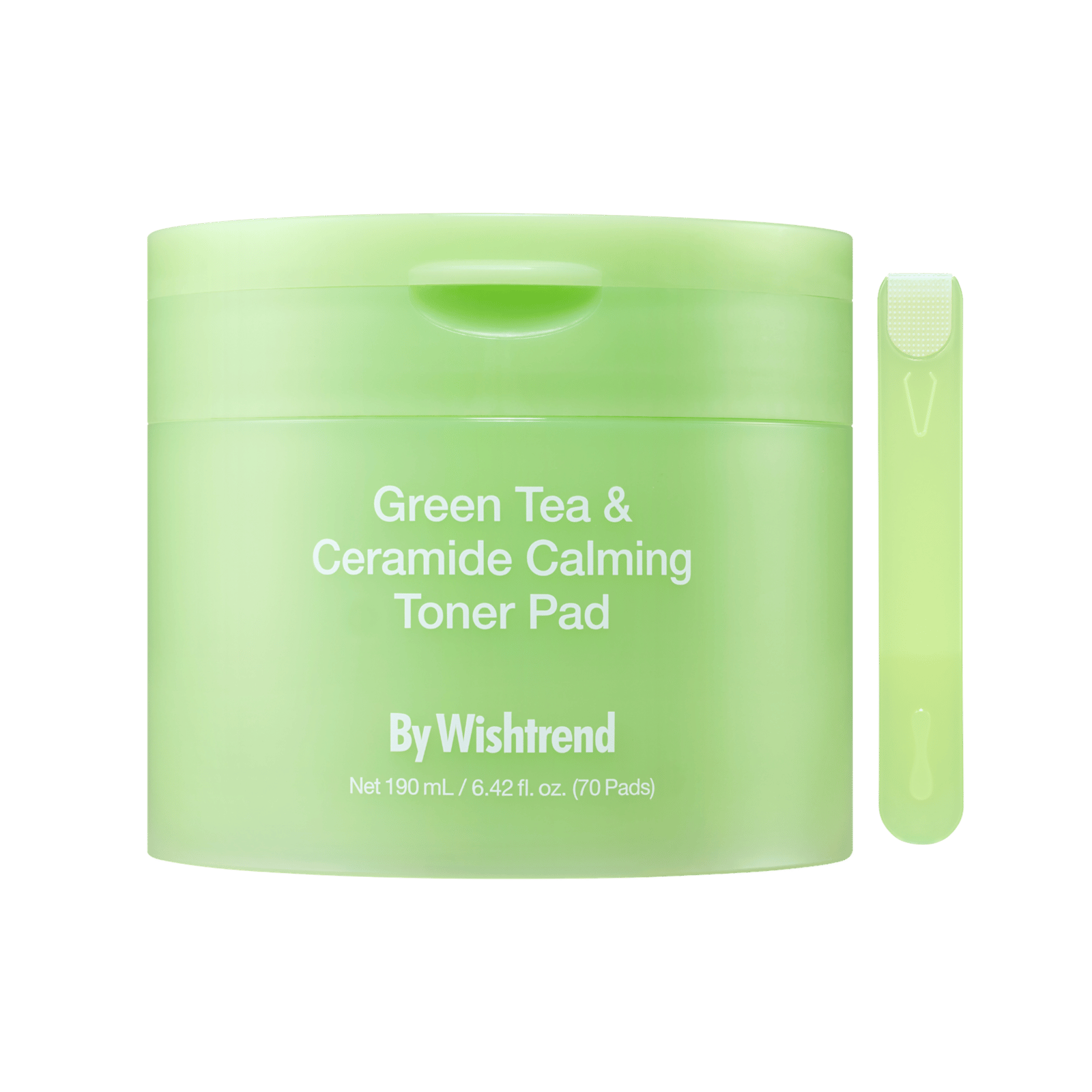 By Wishtrend Green Tea & Ceramide Calming Toner Pad 190ml 70 Pads