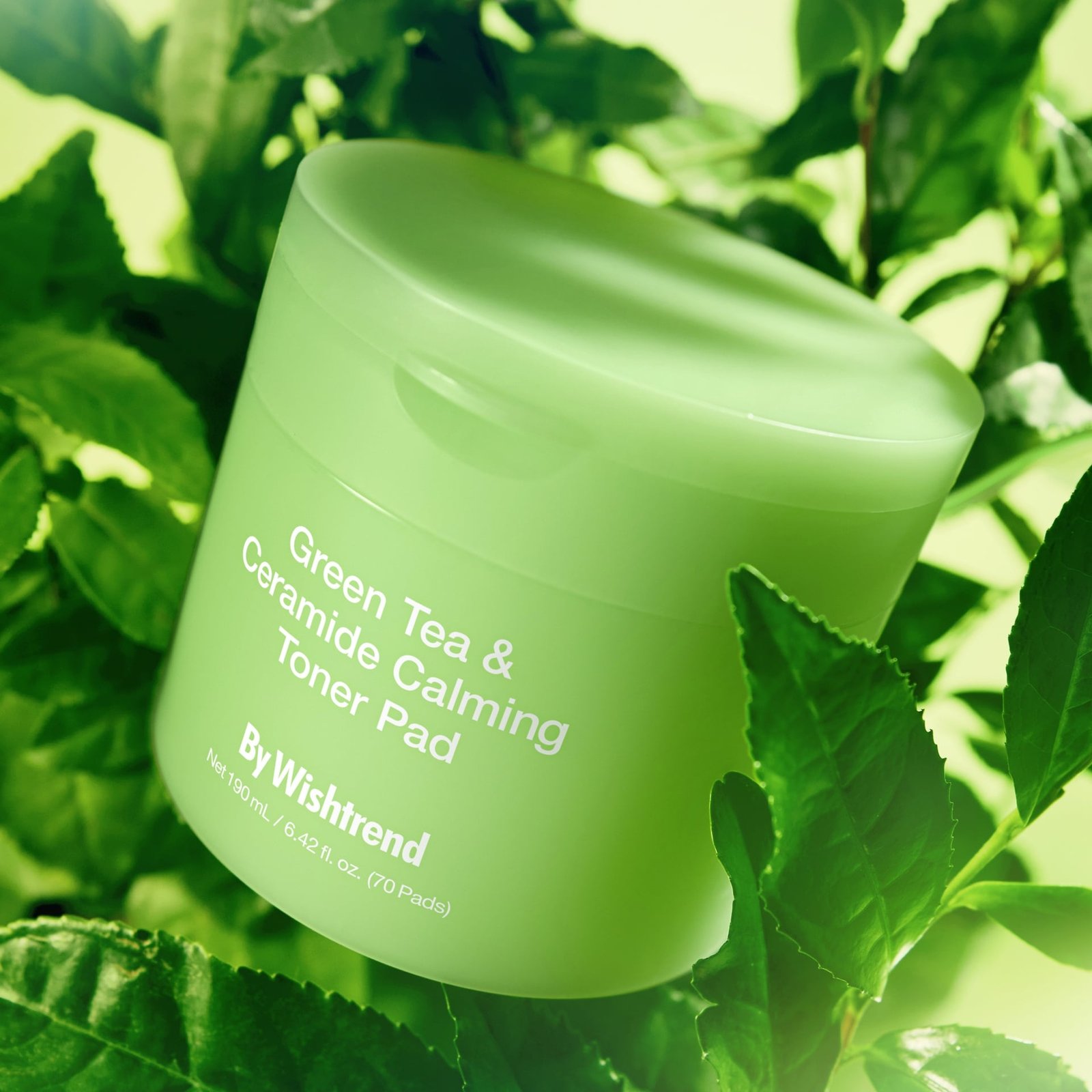 By Wishtrend Green Tea & Ceramide Calming Toner Pad 190ml 70 Pads