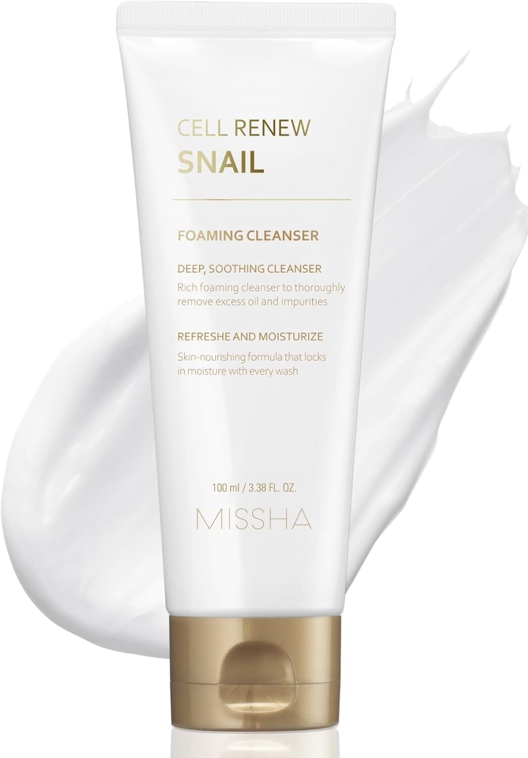 Missha Super Aqua Cell Renew Snail Cleansing Foam 100 ml
