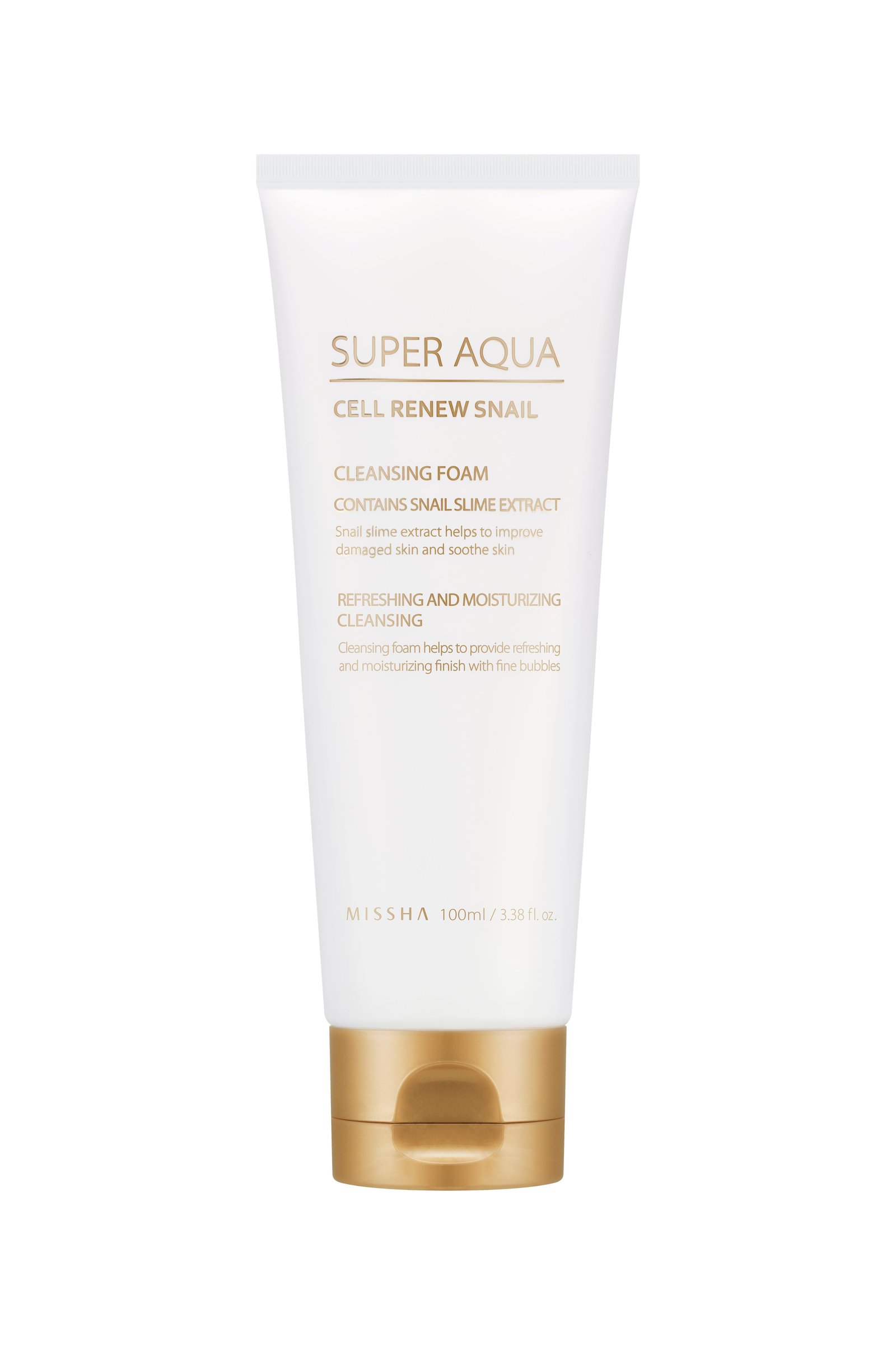 Missha Super Aqua Cell Renew Snail Cleansing Foam 100 ml