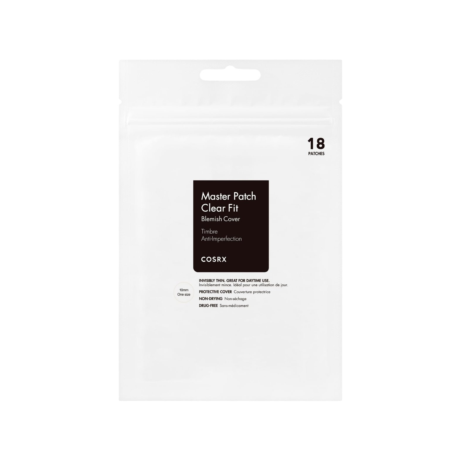 COSRX Master Patch Clear Fit 10mm 18 Patches