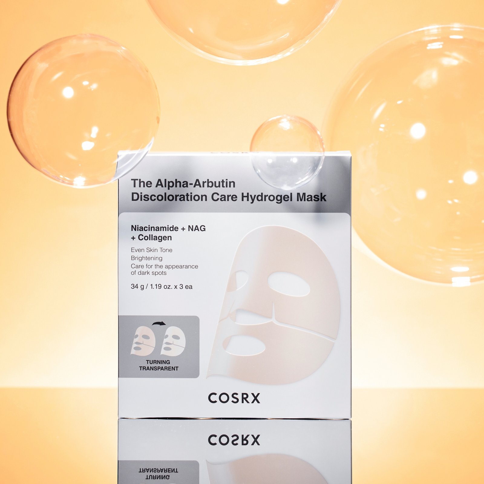 COSRX The Alpha-Arbutin Discoloration Care Hydrogel Mask 3 st