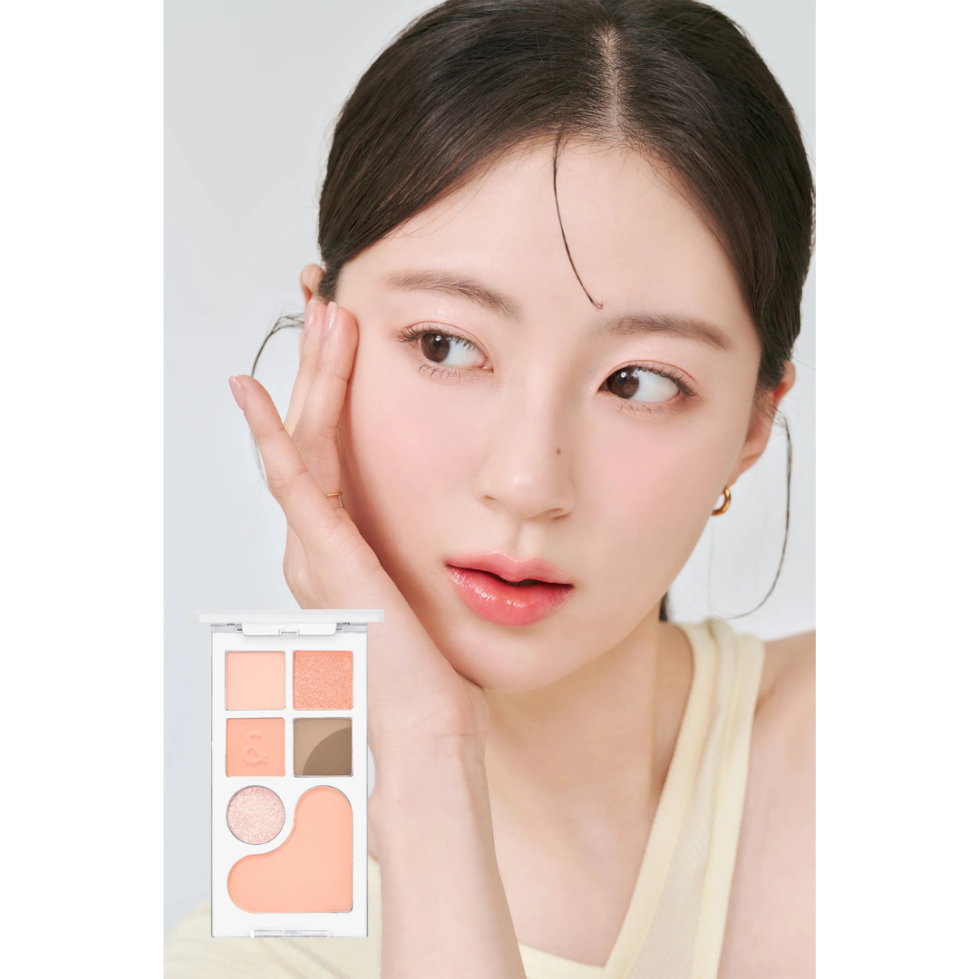 Rom&nd Bare Layer Palette 01 Apricot Mood 14 g