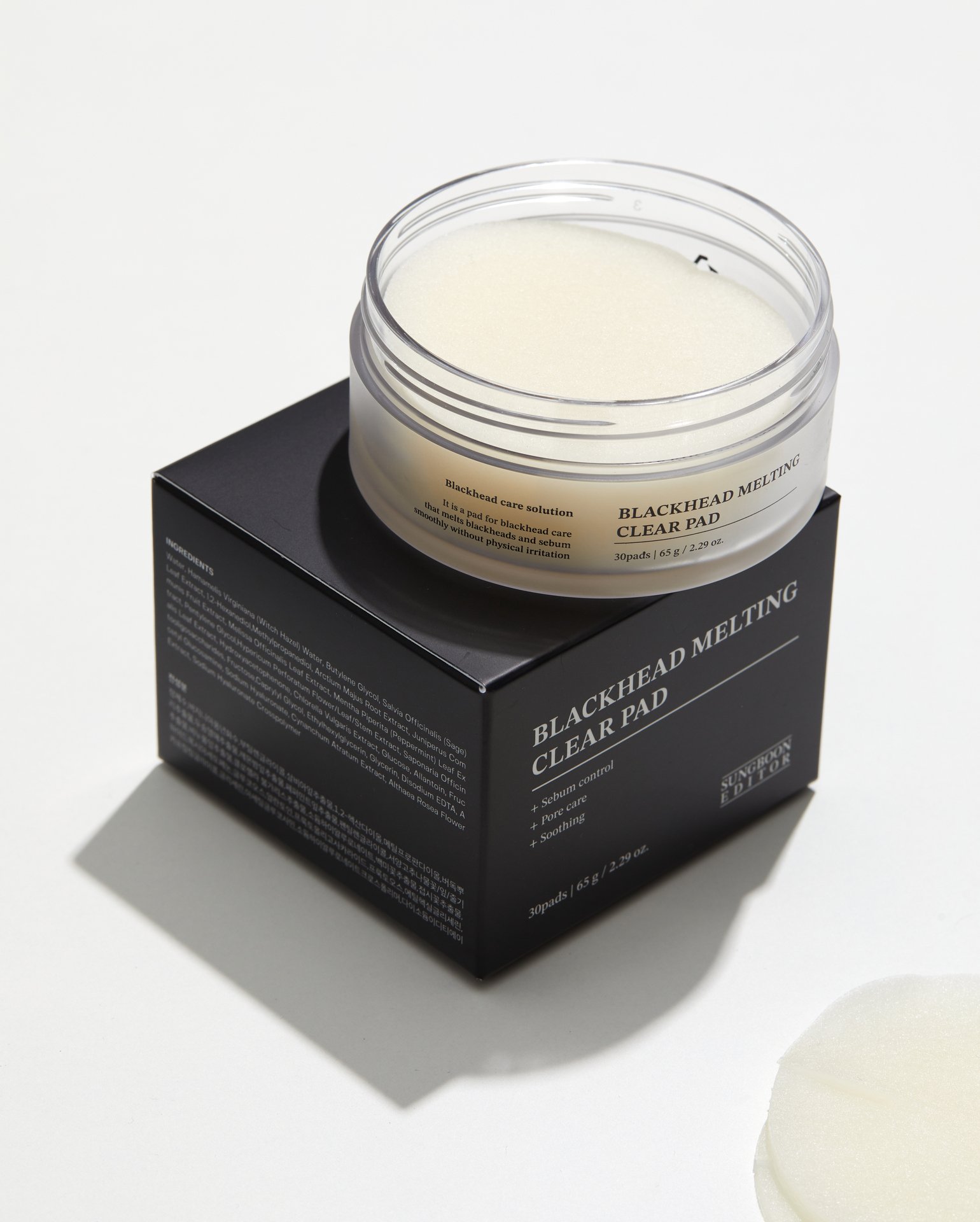 Sungboon Editor Blackhead Melting Clear Pad 65 g 30 st