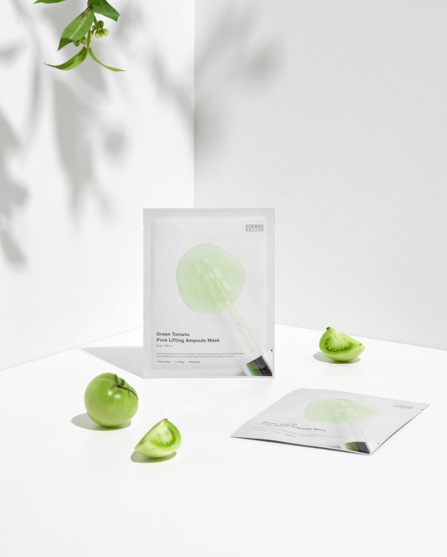 Sungboon Editor Green Tomato Pore Lifting Ampoule Mask 23 g