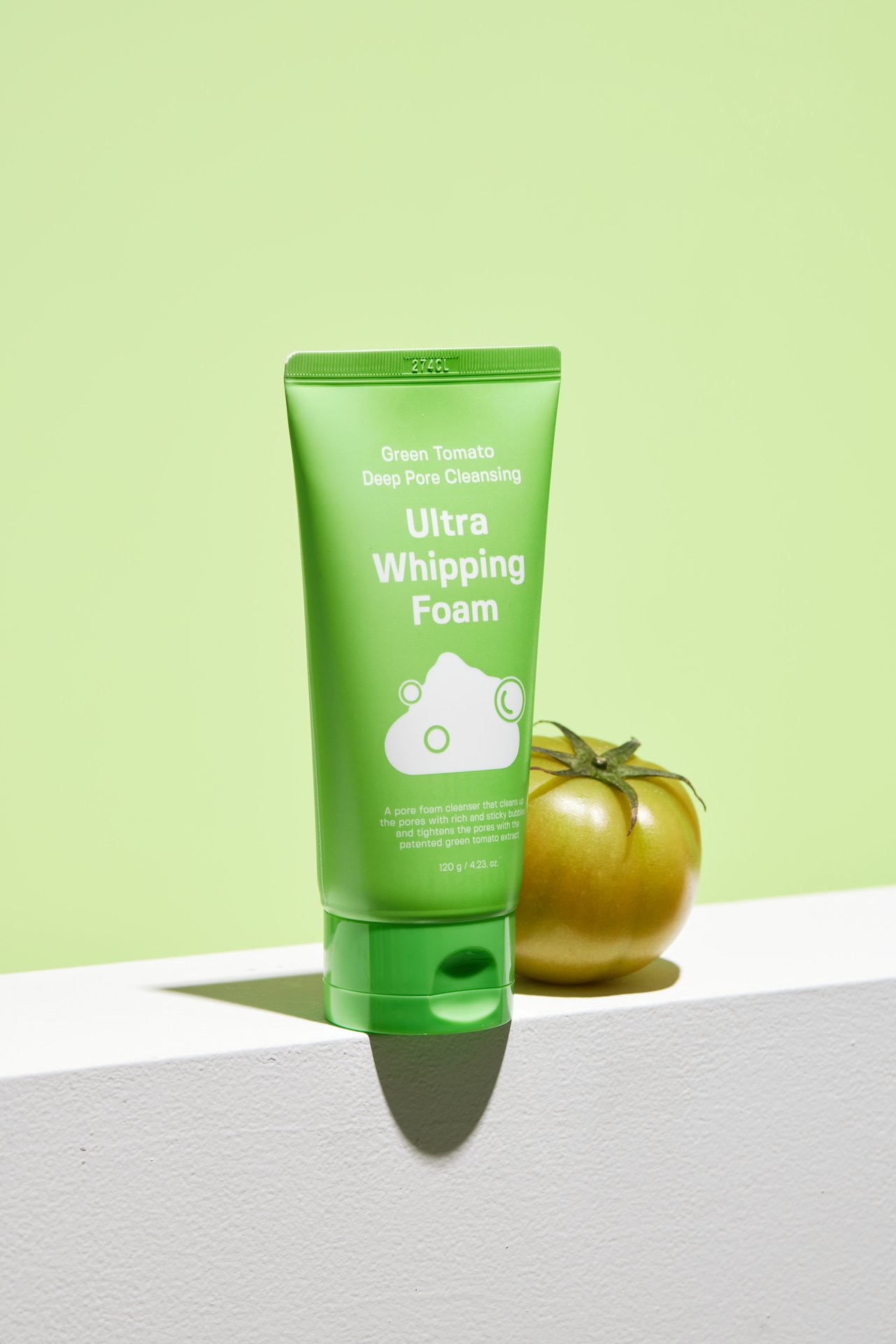 Sungboon Editor Green Tomato Deep Pore Cleansing Ultra Whipping Foam 120 g