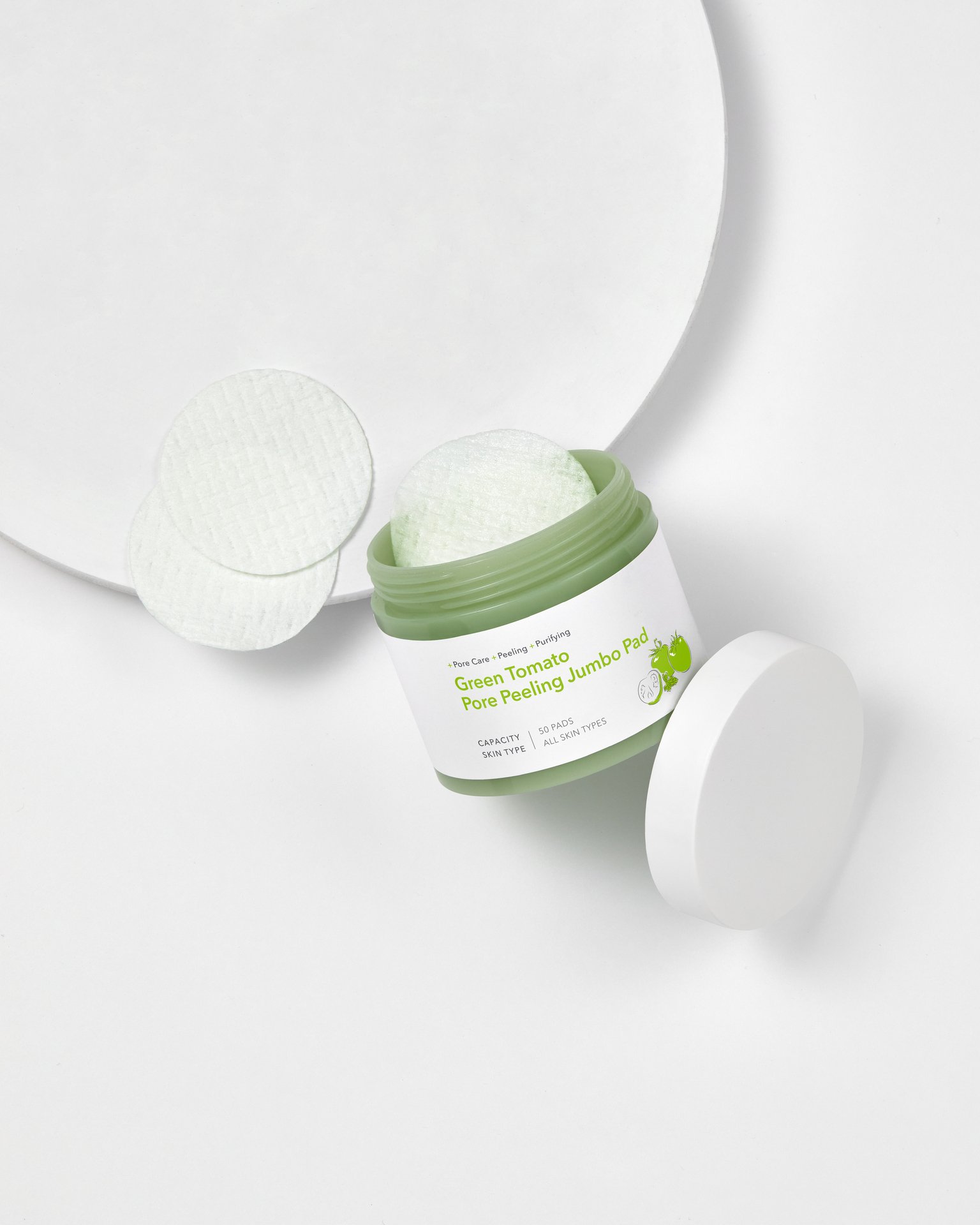 Sungboon Editor Green Tomato Pore Peeling Jumbo Pad 180 ml 60 st