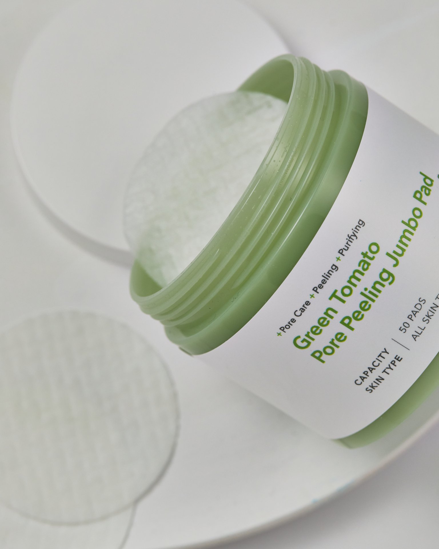 Sungboon Editor Green Tomato Pore Peeling Jumbo Pad 180 ml 60 st