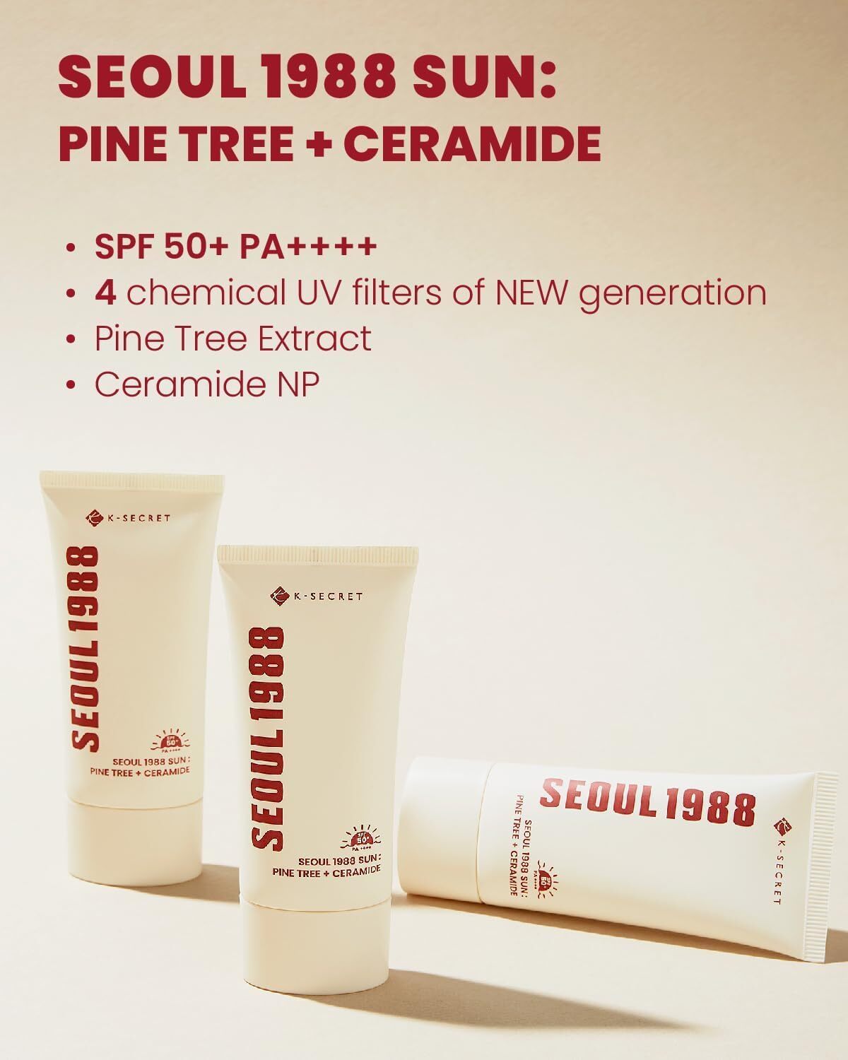 K-Secret SEOUL 1988 Sun : Pine Tree + Ceramide 50 ml