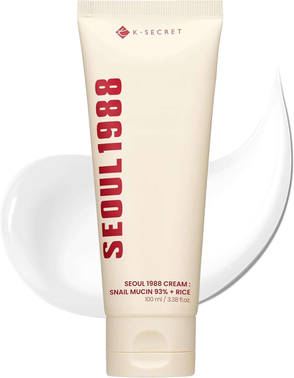 K-Secret SEOUL 1988 Cream : Snail Mucin 93% + Rice 100 ml