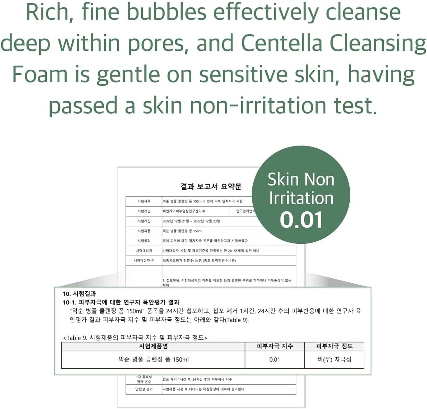 Mixsoon Centella Cleansing Foam 150ml