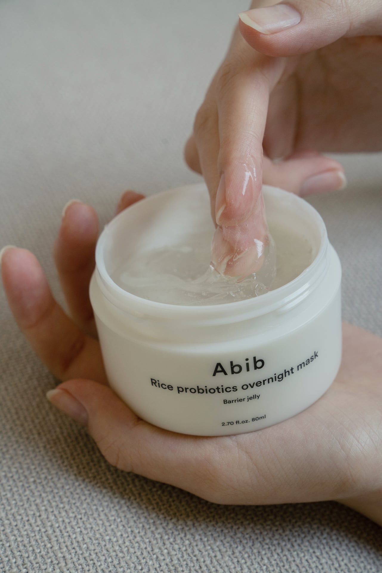 Abib Rice Probiotics Overnight Mask Barrier Jelly 80 ml