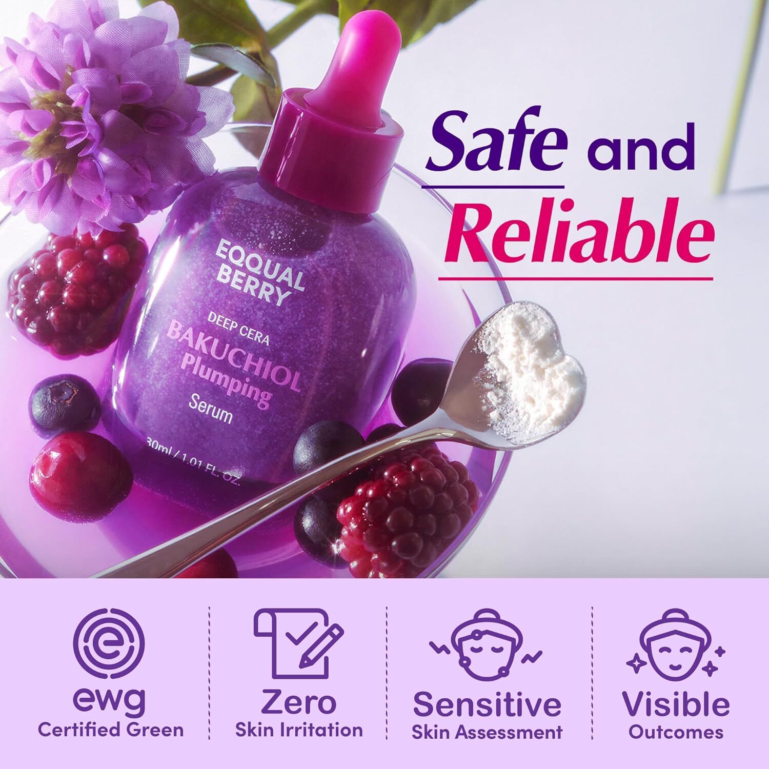 EQQUALBERRY Bakuchiol Plumping Serum 30 ml