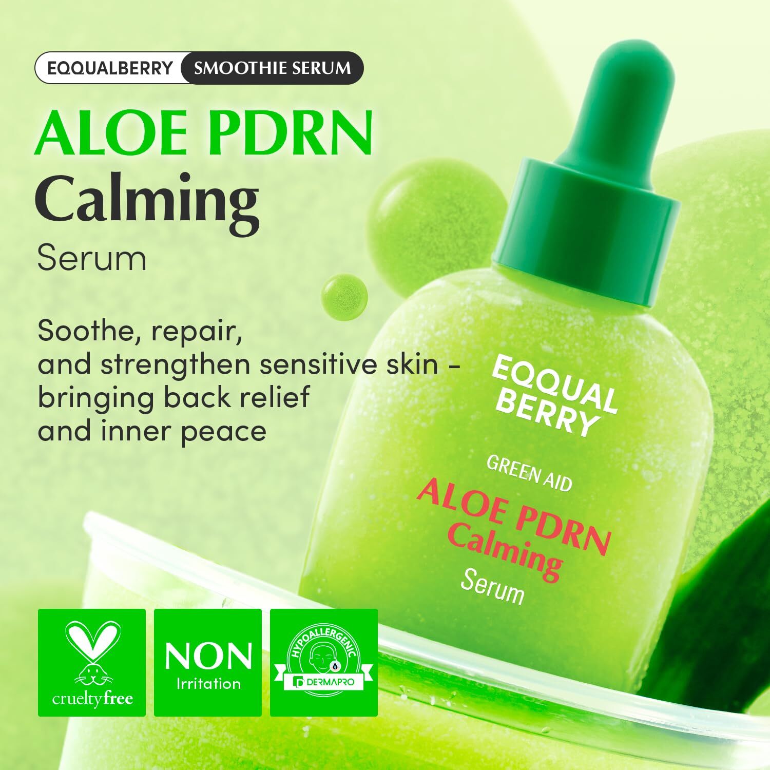 EQQUALBERRY Aloe PDRN Calming Serum 30 ml